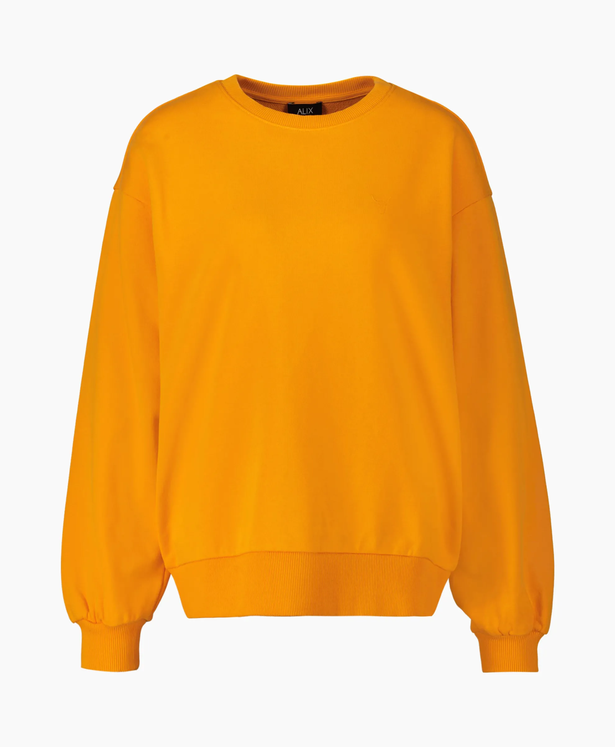 Alix The Label Pullover Knitted Patch Oranje