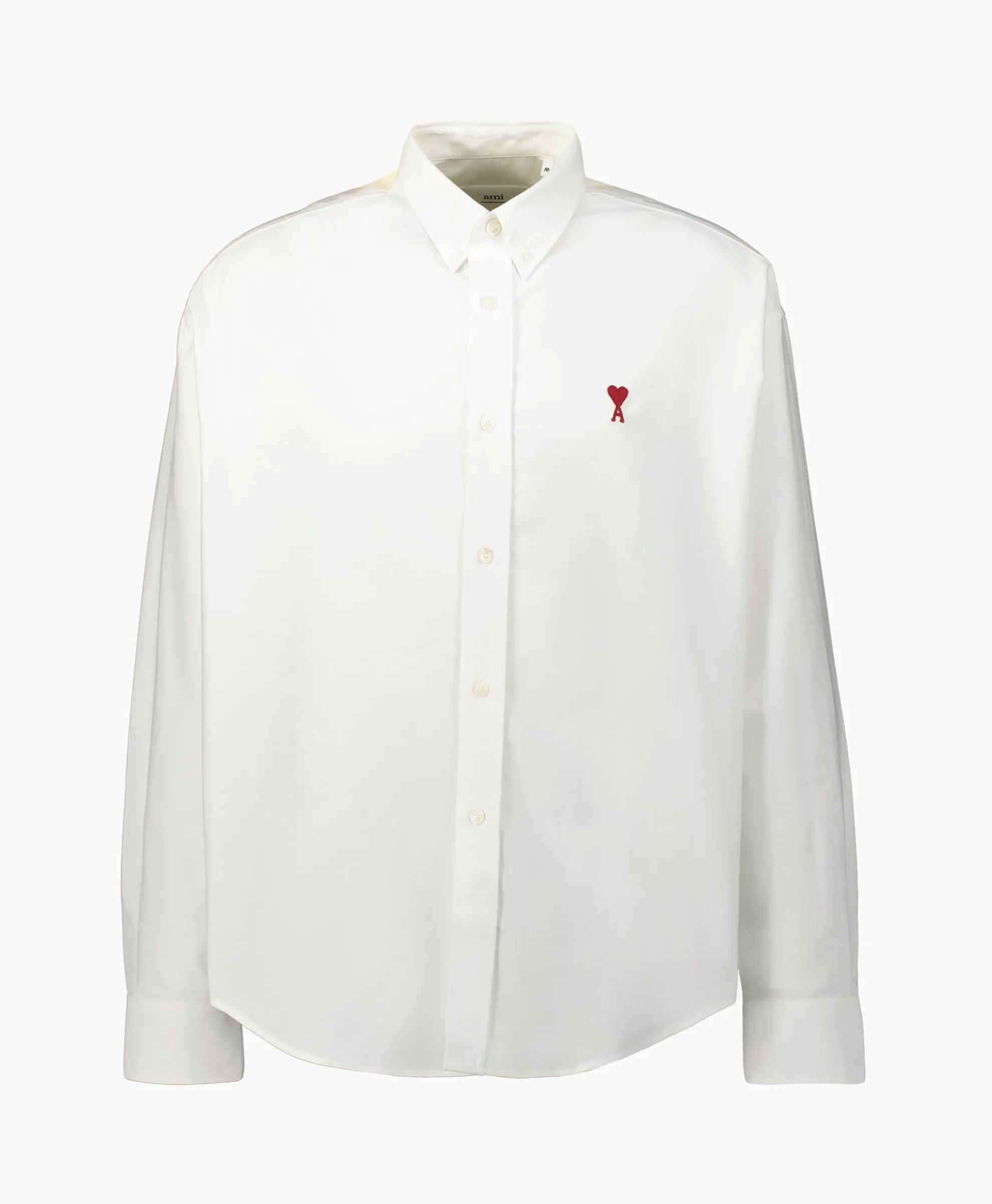 Ami Paris Overhemd Boxy Fit Wit
