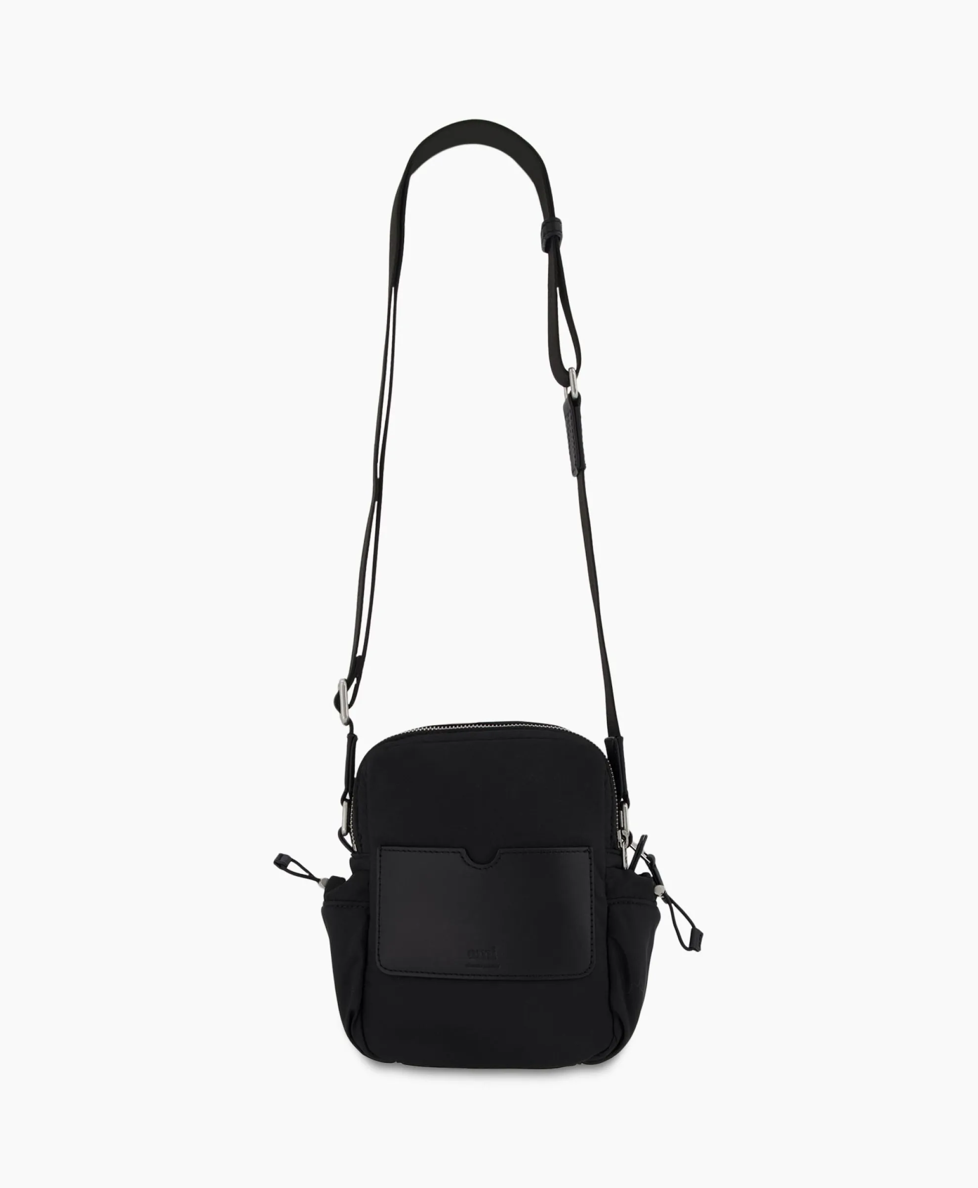 Ami Paris Tas Adc Crossbody Pocketzwart