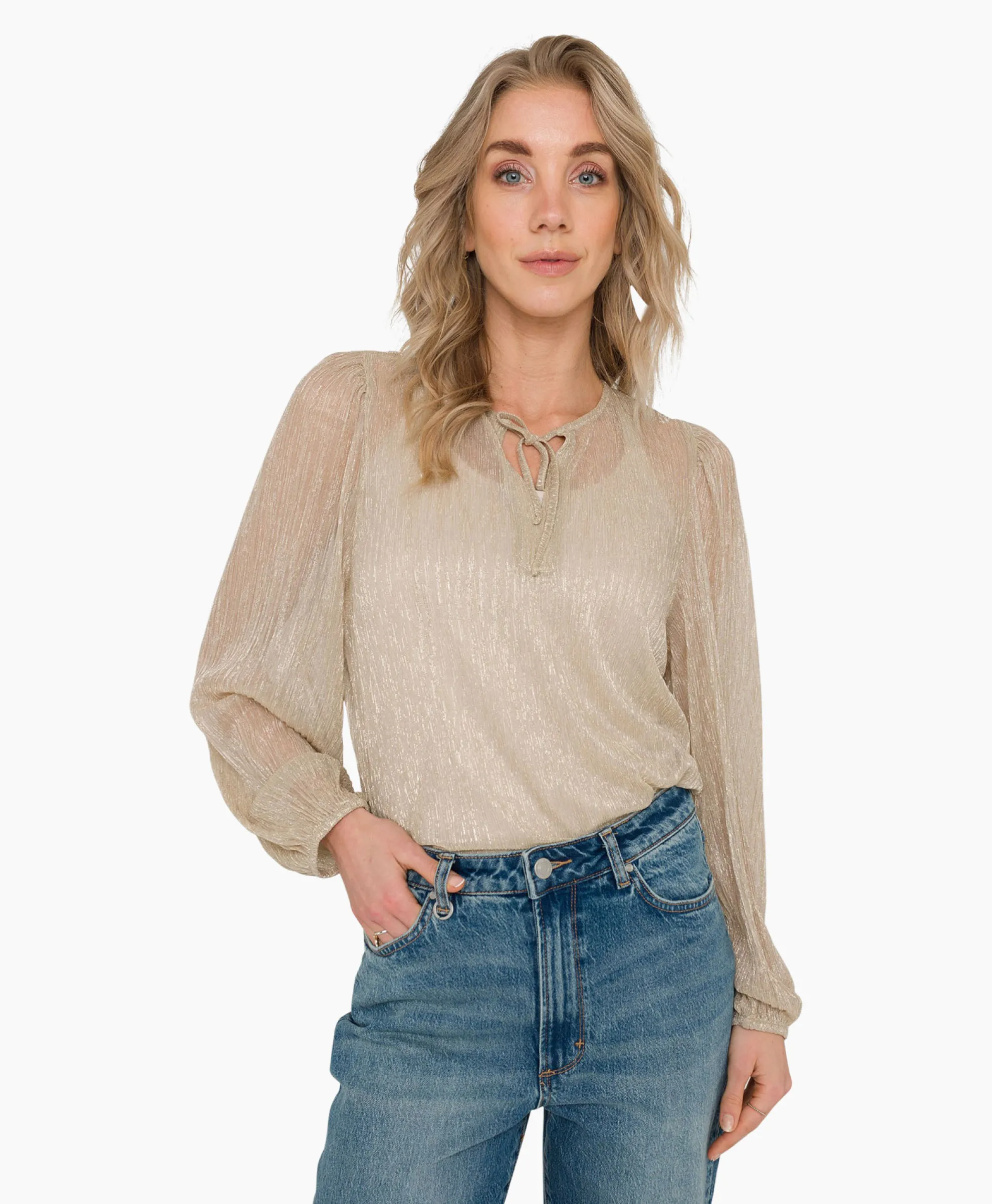 Anna Van Toor Blouse 26A05-03428 Goud