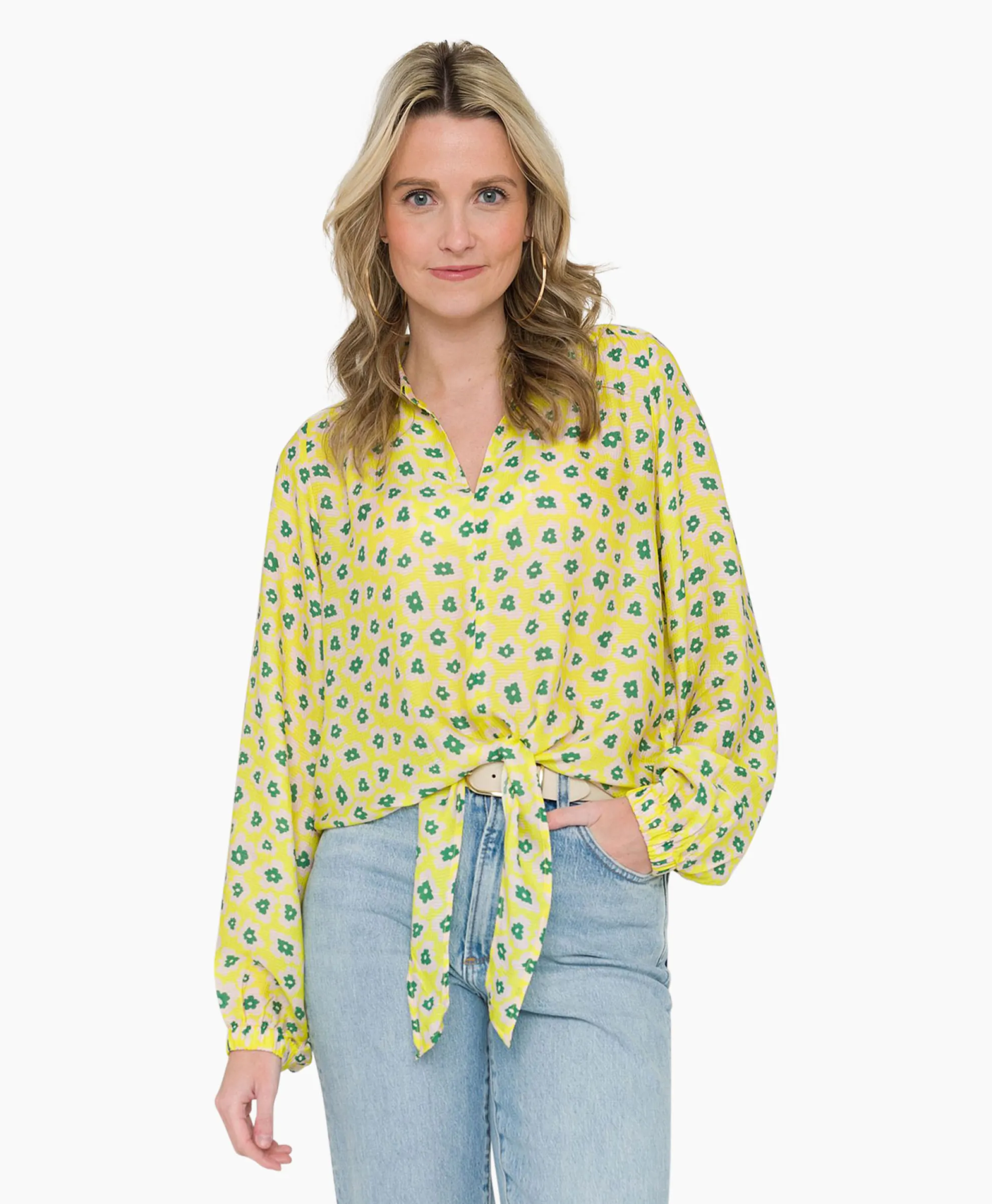 Anna Van Toor Blouse 43A05-03377 Licht Groen
