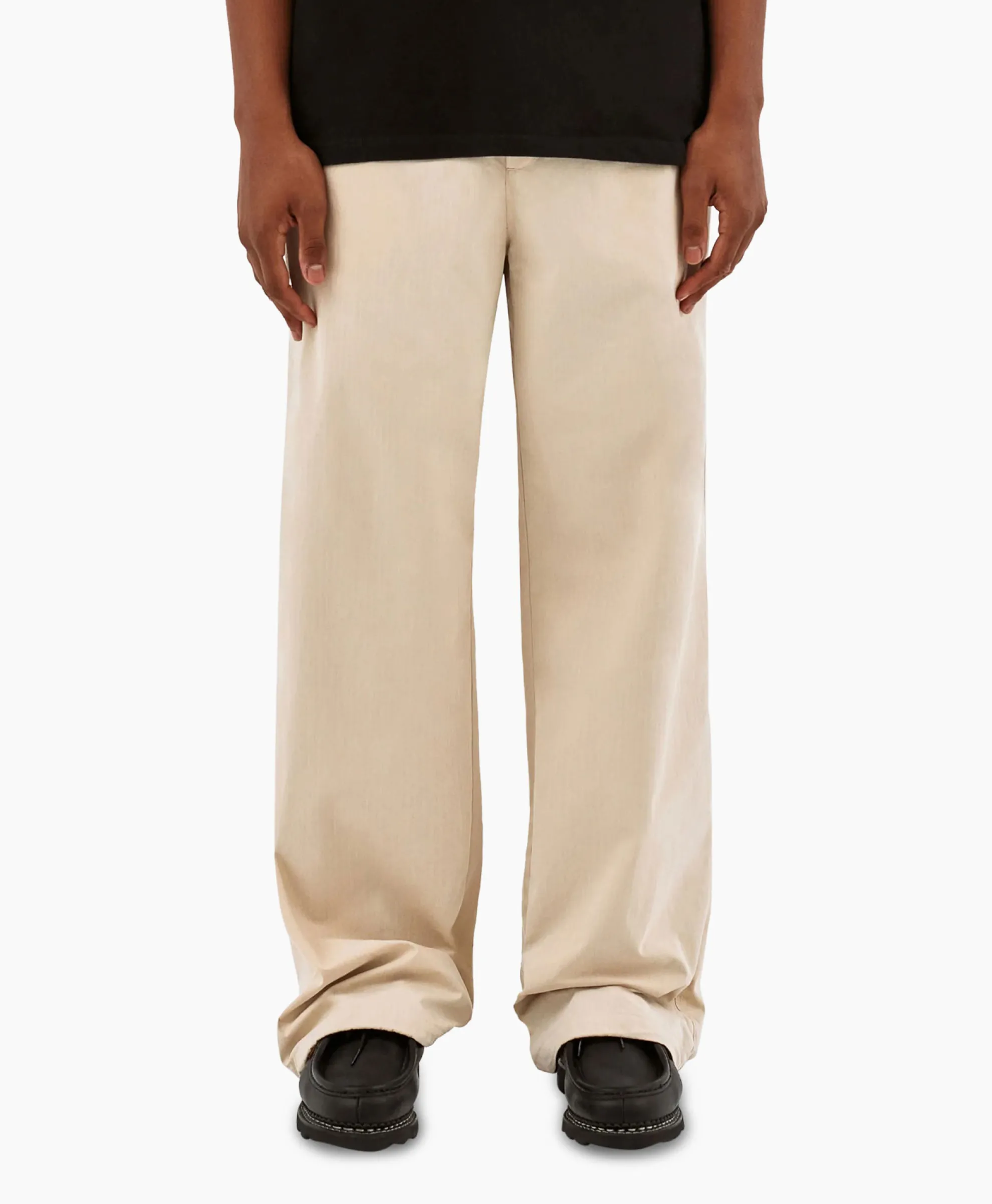 Arte Antwerp Broek Oversized Drawstring Off White