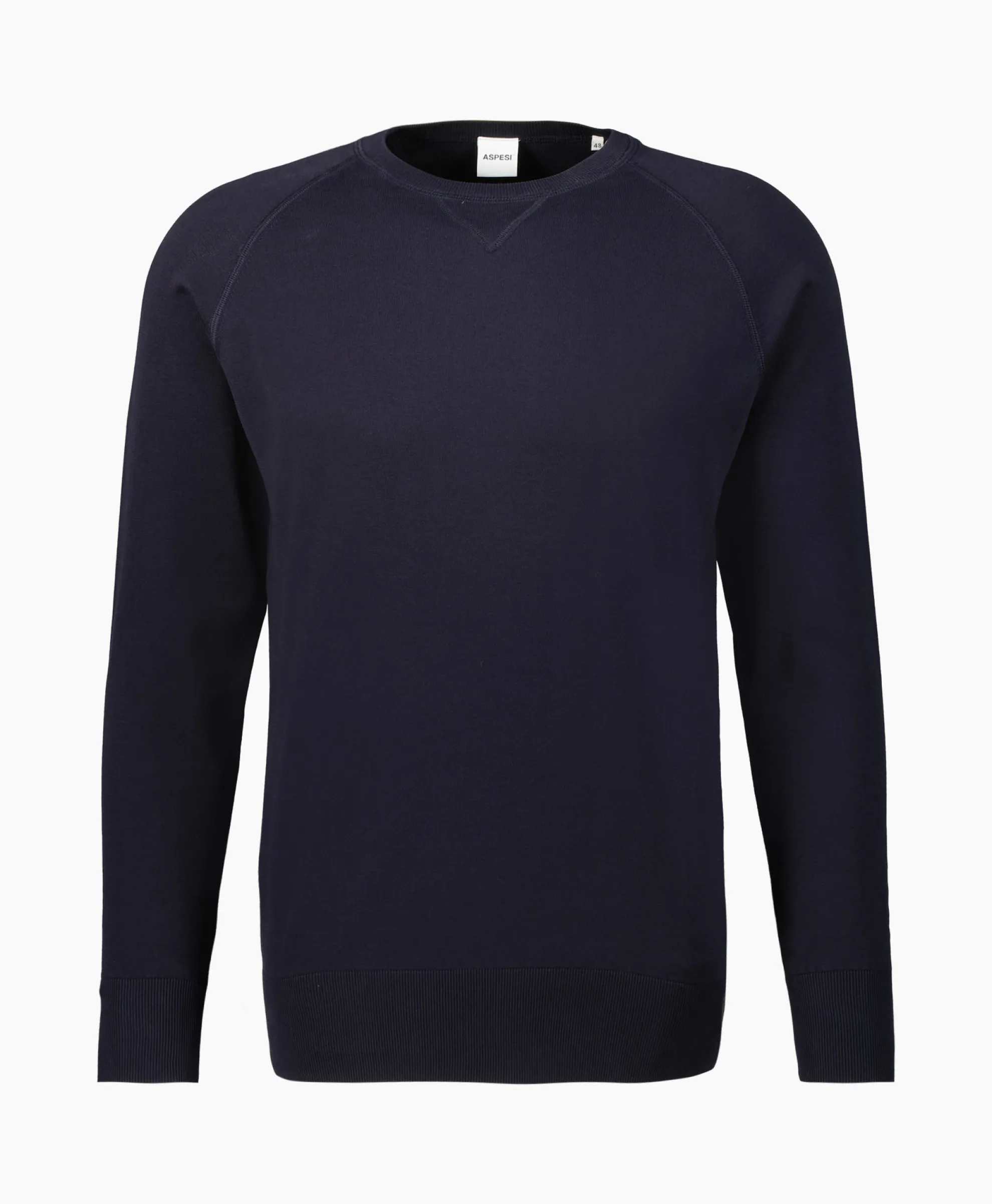 Aspesi Pullover Maglia Mod.M039 Donker Blauw