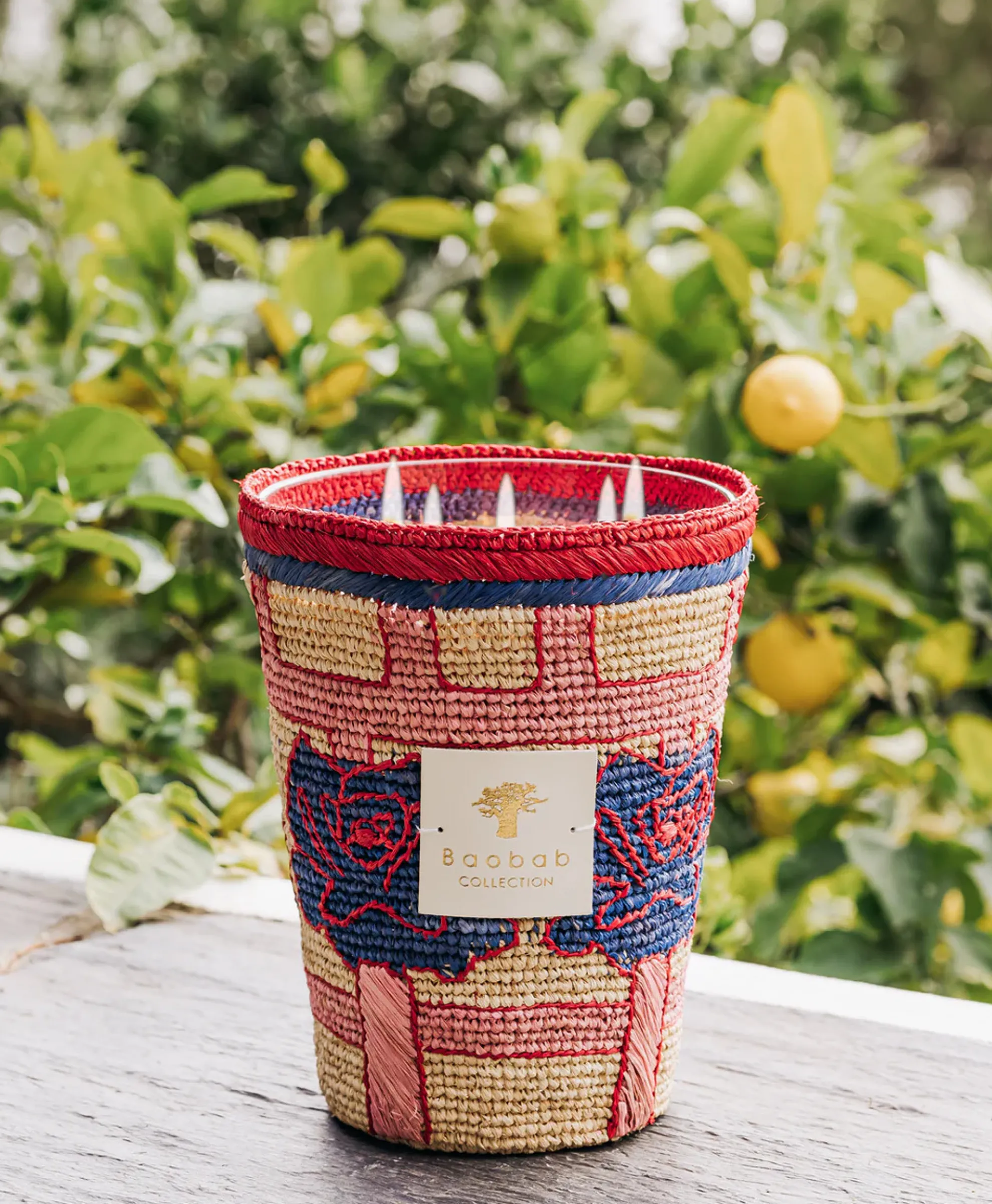 Baobab Kaars Max 16 Frida Draozy Beige