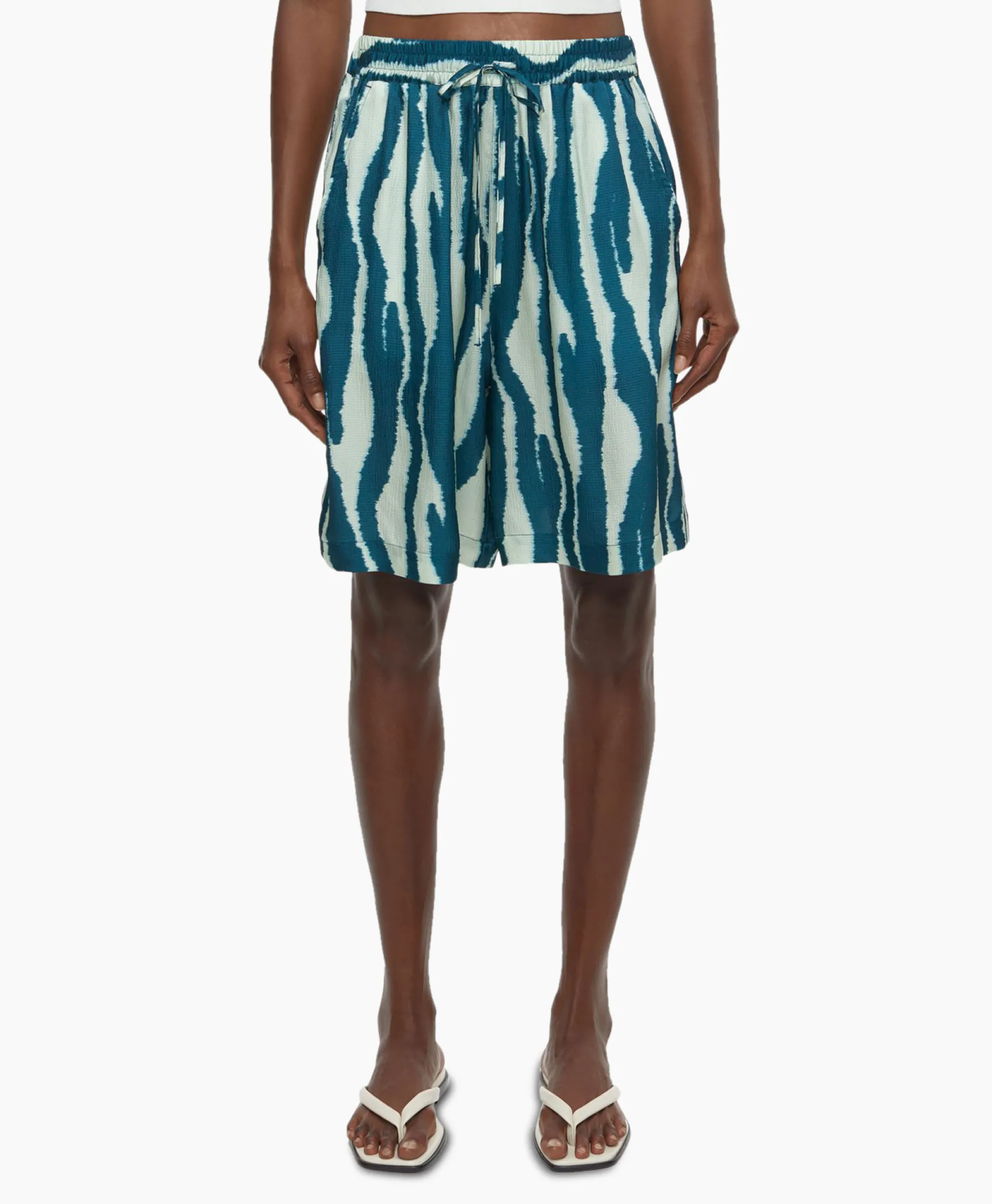 Closed Korte Broek Drawstring Blauw