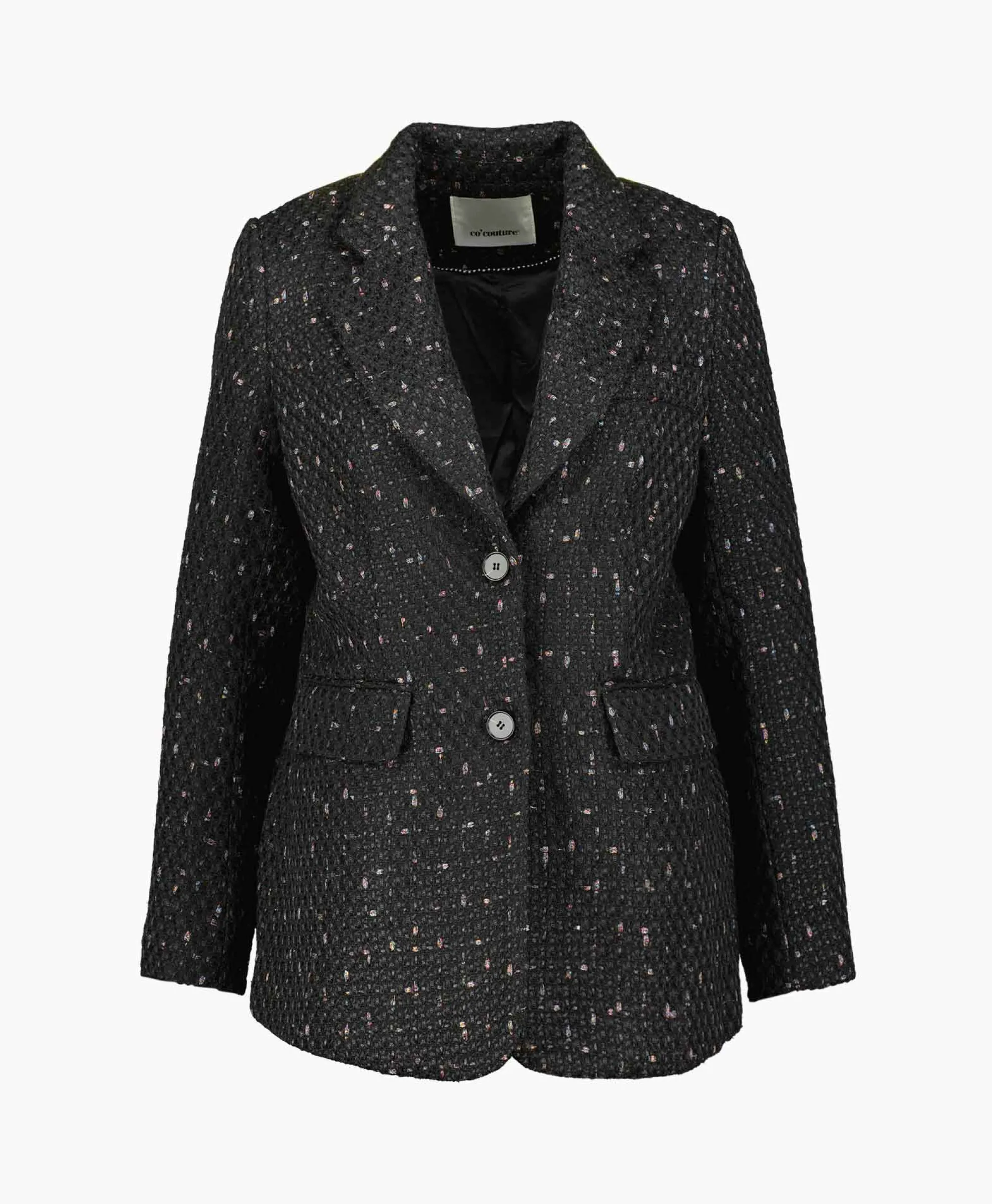 Co'Couture Blazer Mitzicc Boucle Zwart