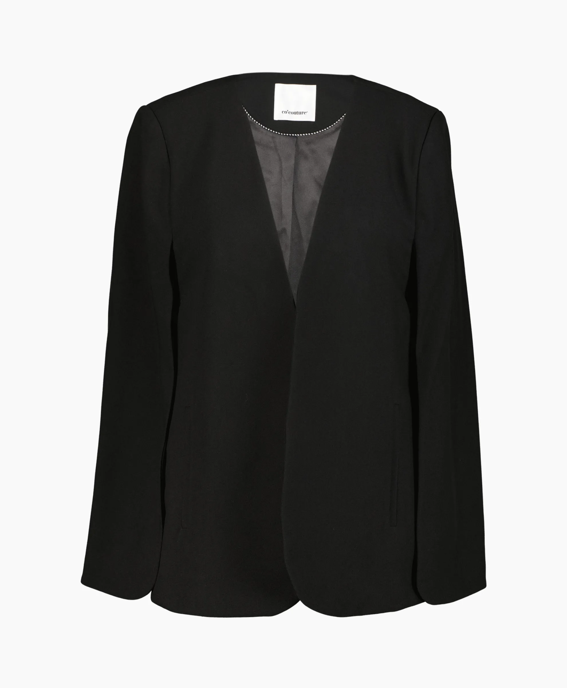 Co'Couture Blazer Volacc Cape Zwart