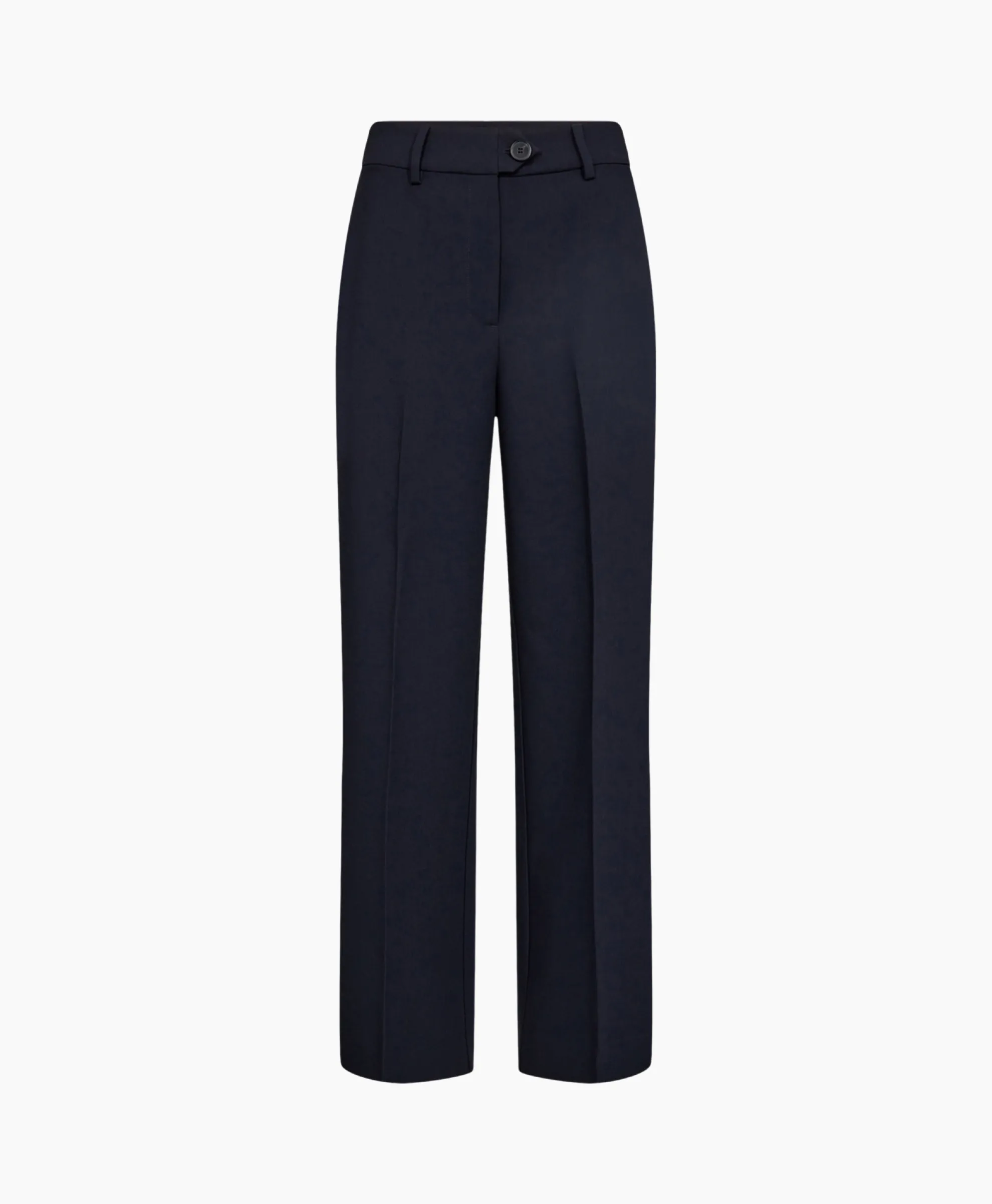 Co'Couture Pantalon Vola Wide Donker Blauw