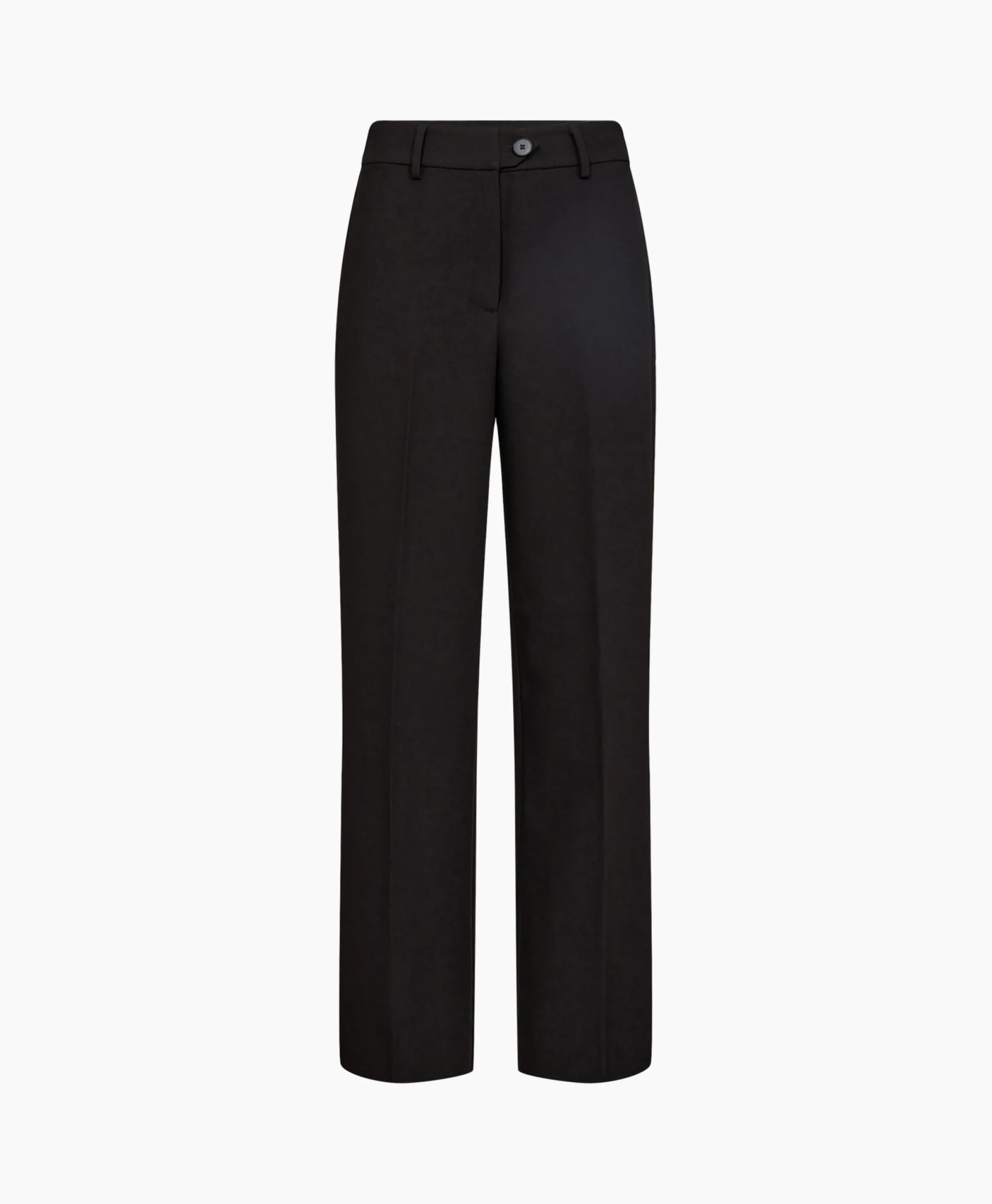 Co'Couture Pantalon Vola Wide Zwart