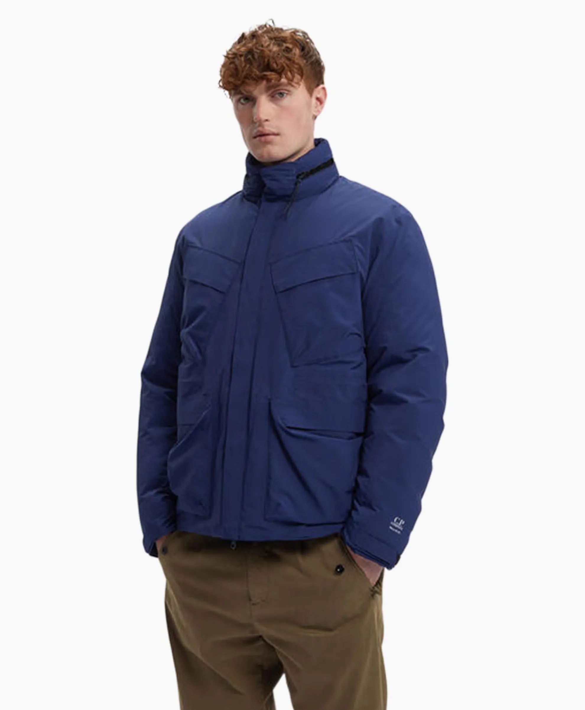 Cp Company Jack Micro-M (R) Down Field Blauw