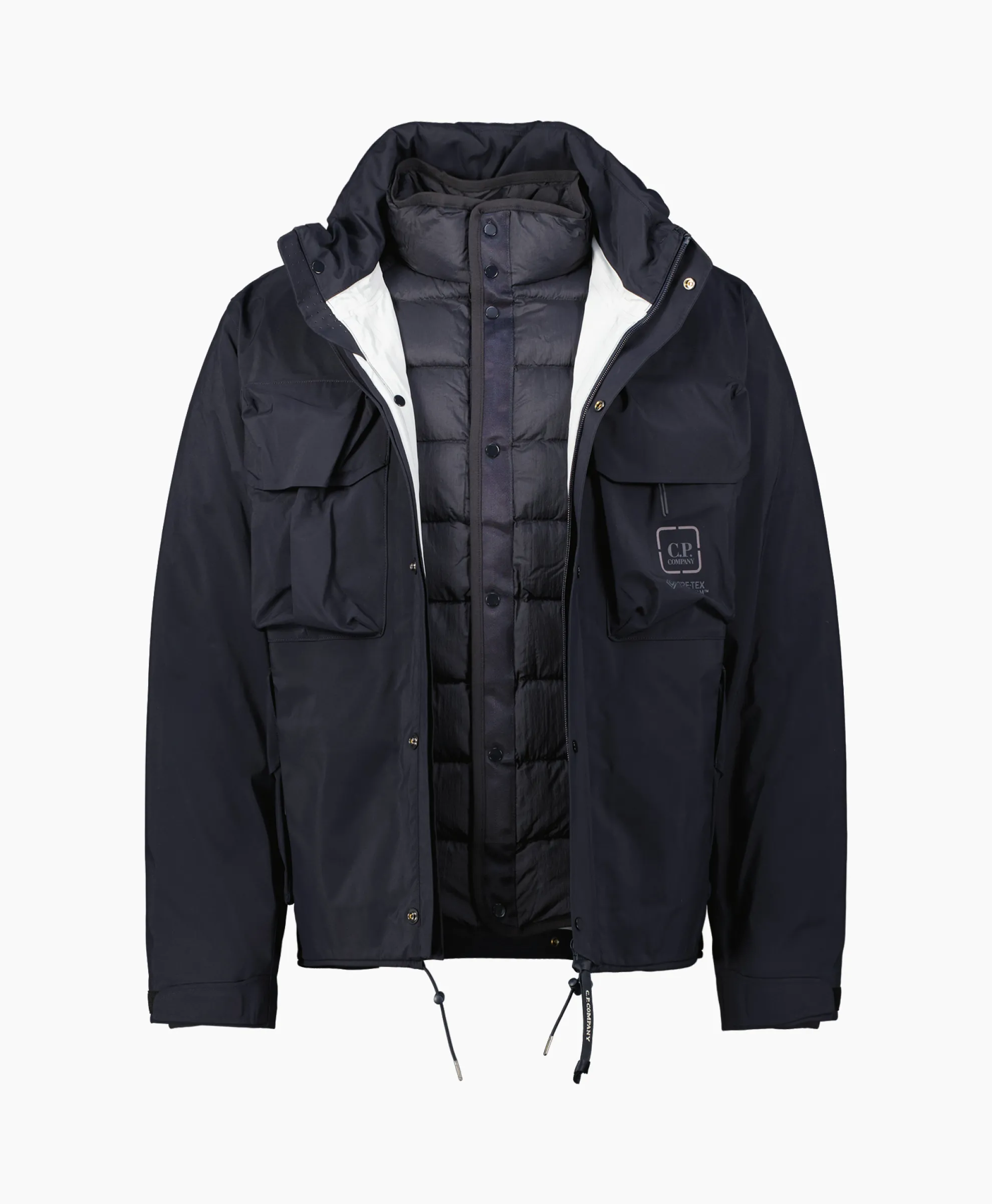 Cp Company Jack Outerwear - Medium Jacket Blauw