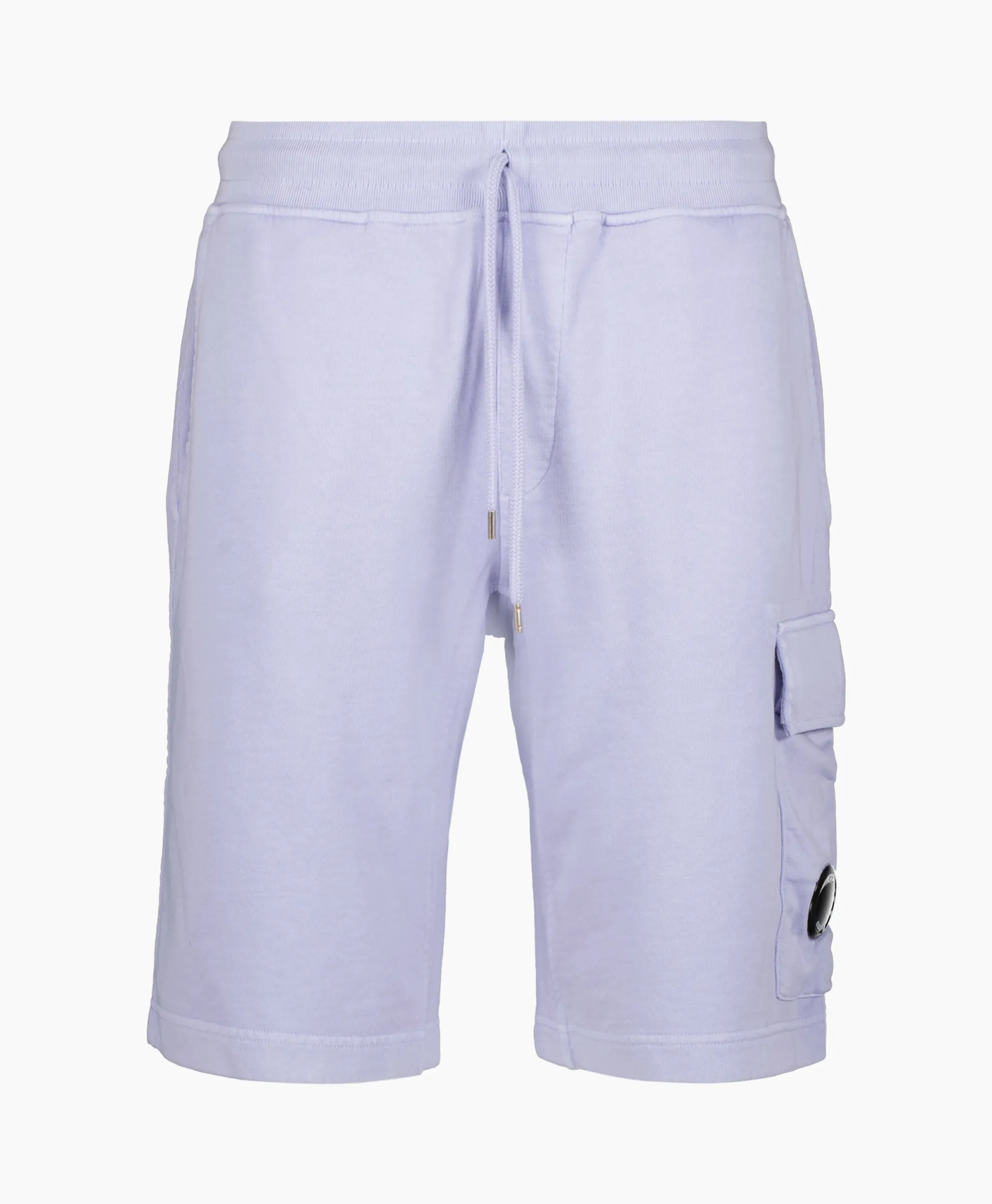 Cp Company Korte Broek Short Fleece Cargo Lila