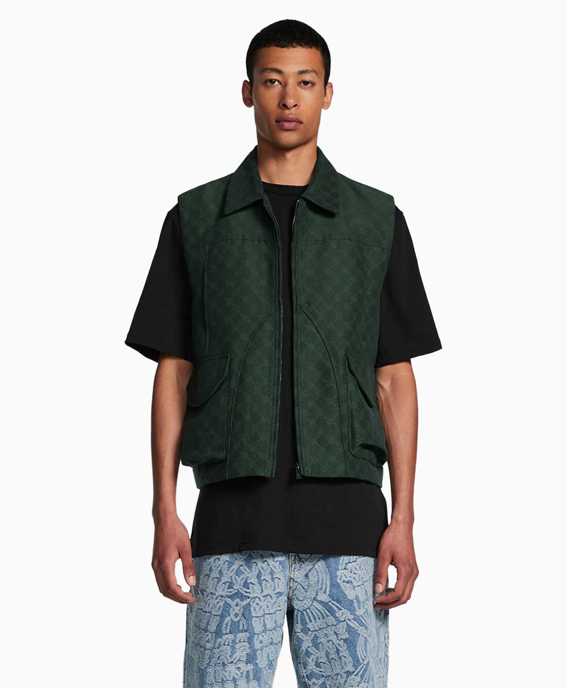 Daily Paper Bodywarmer Benji Groen