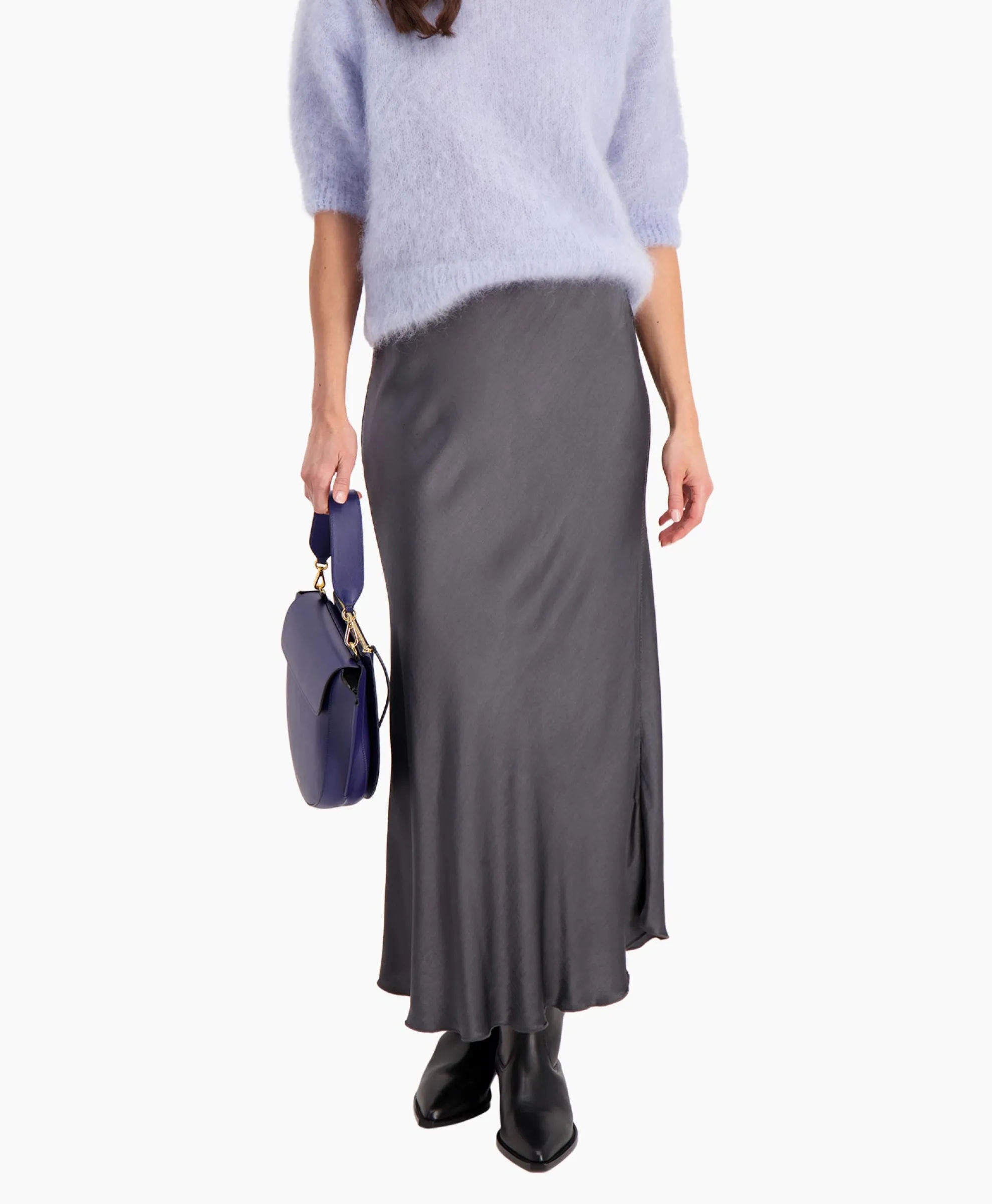 D'Arc Rok Midi Grijs