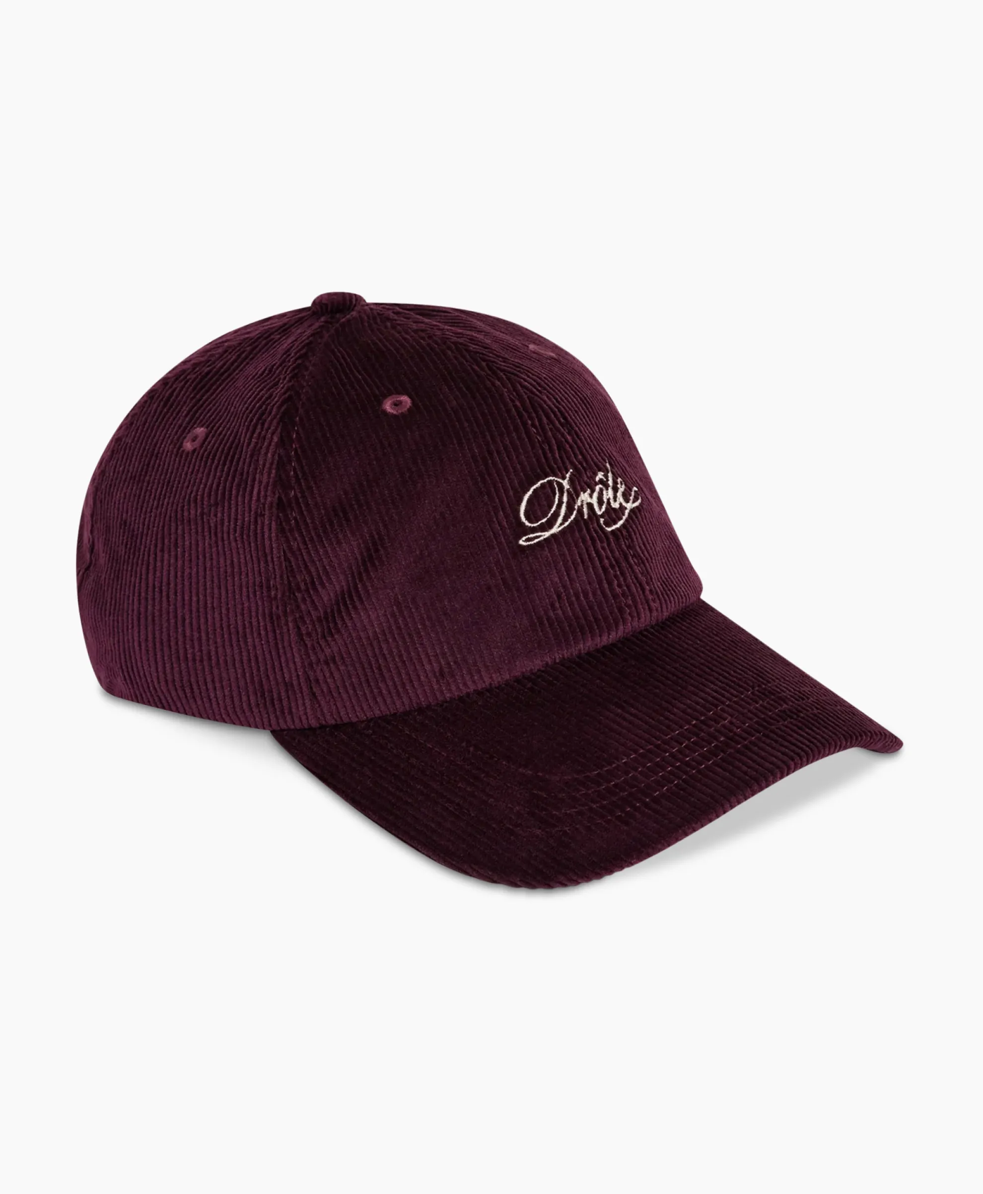 Drole De Monsieur Pet La Casquette Corduroy Donker Rood