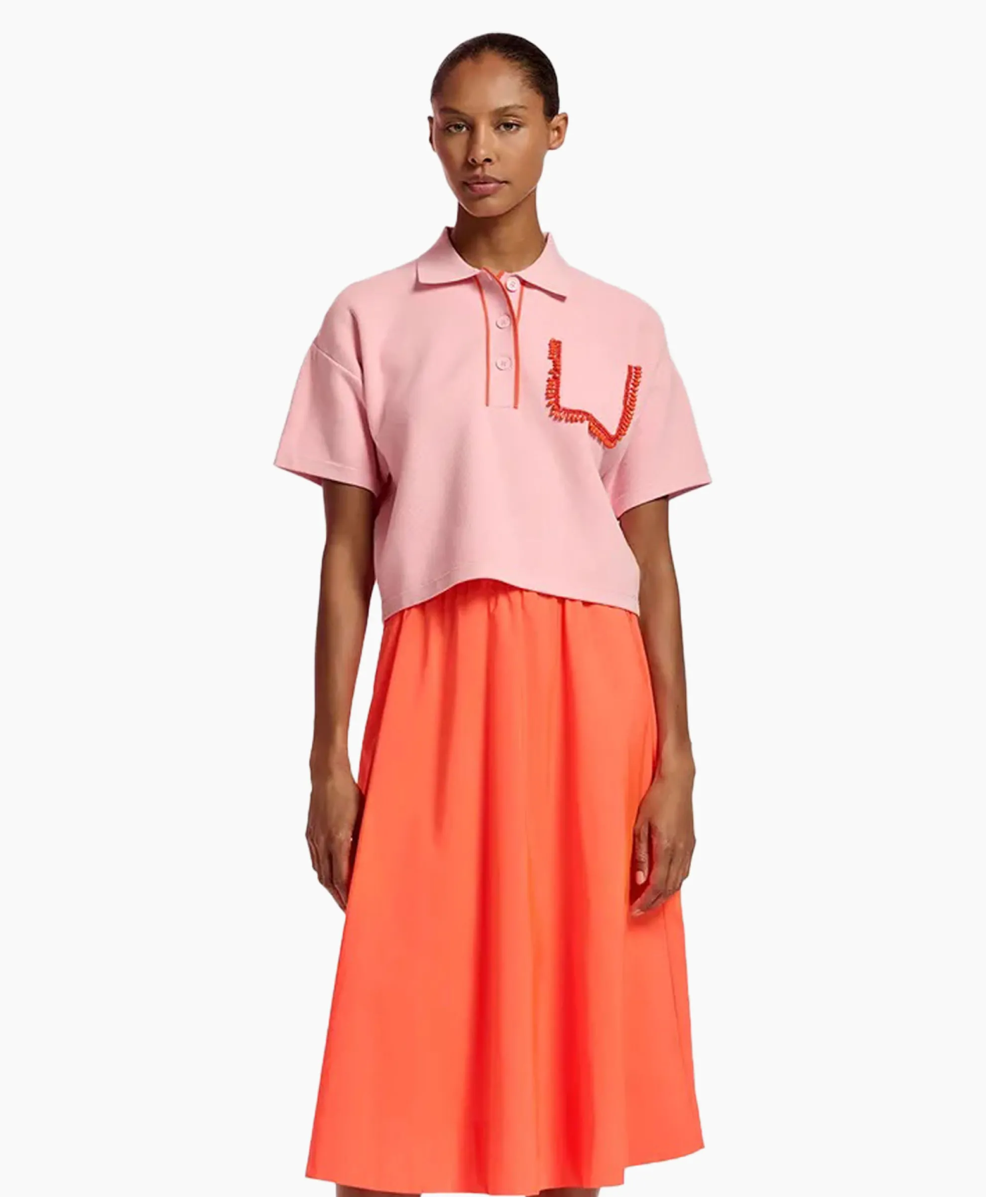 Essentiel Antwerp Polo Flame Rood