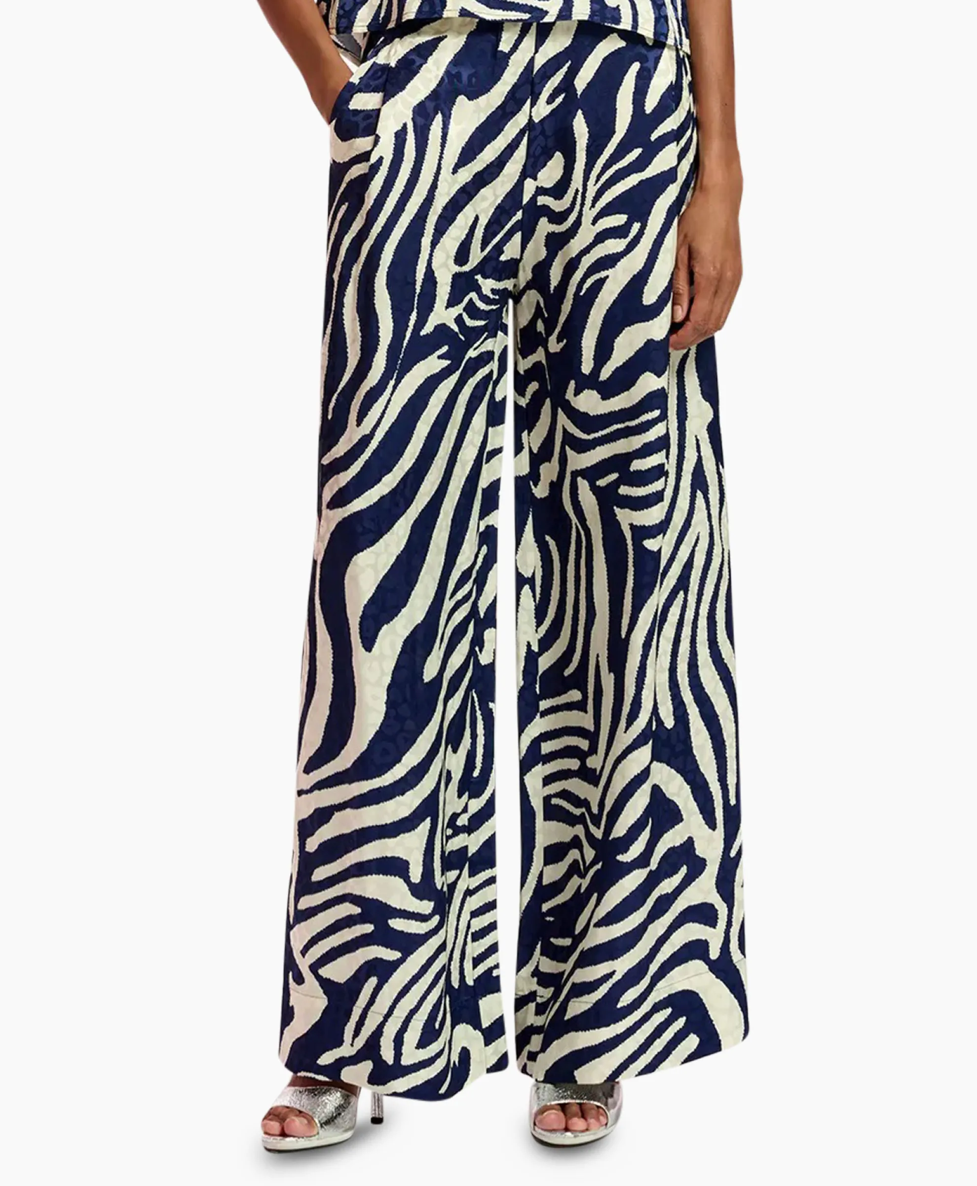 Essentiel Antwerp Pantalon Fibonacci Blauw