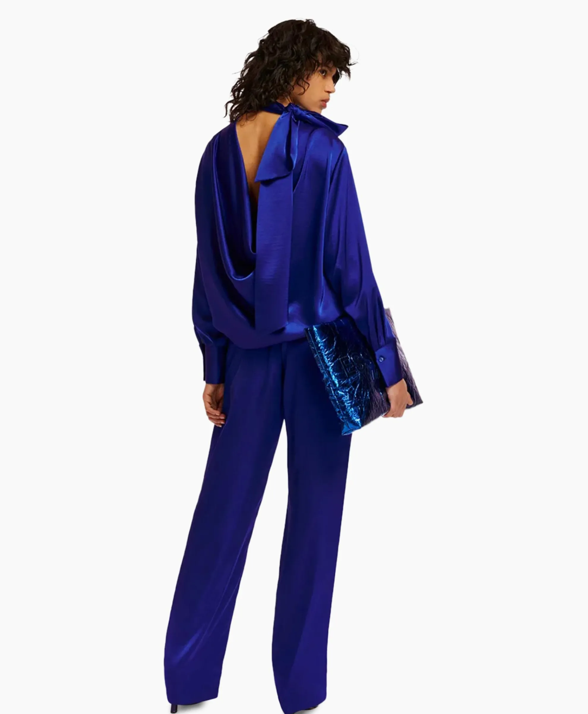 Essentiel Antwerp Top Esatin Blauw