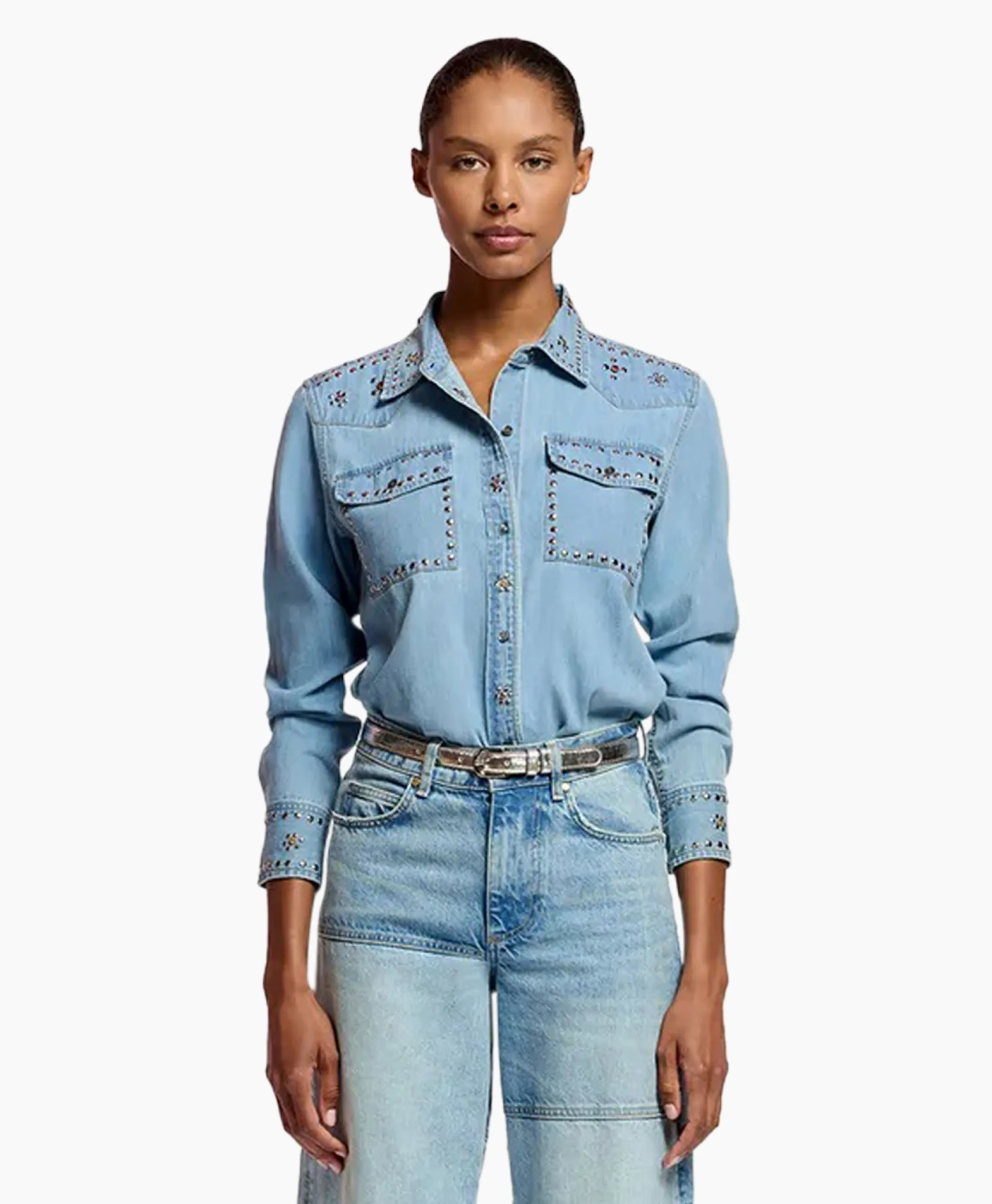 Essentiel Antwerp Blouse Fairchild Blauw