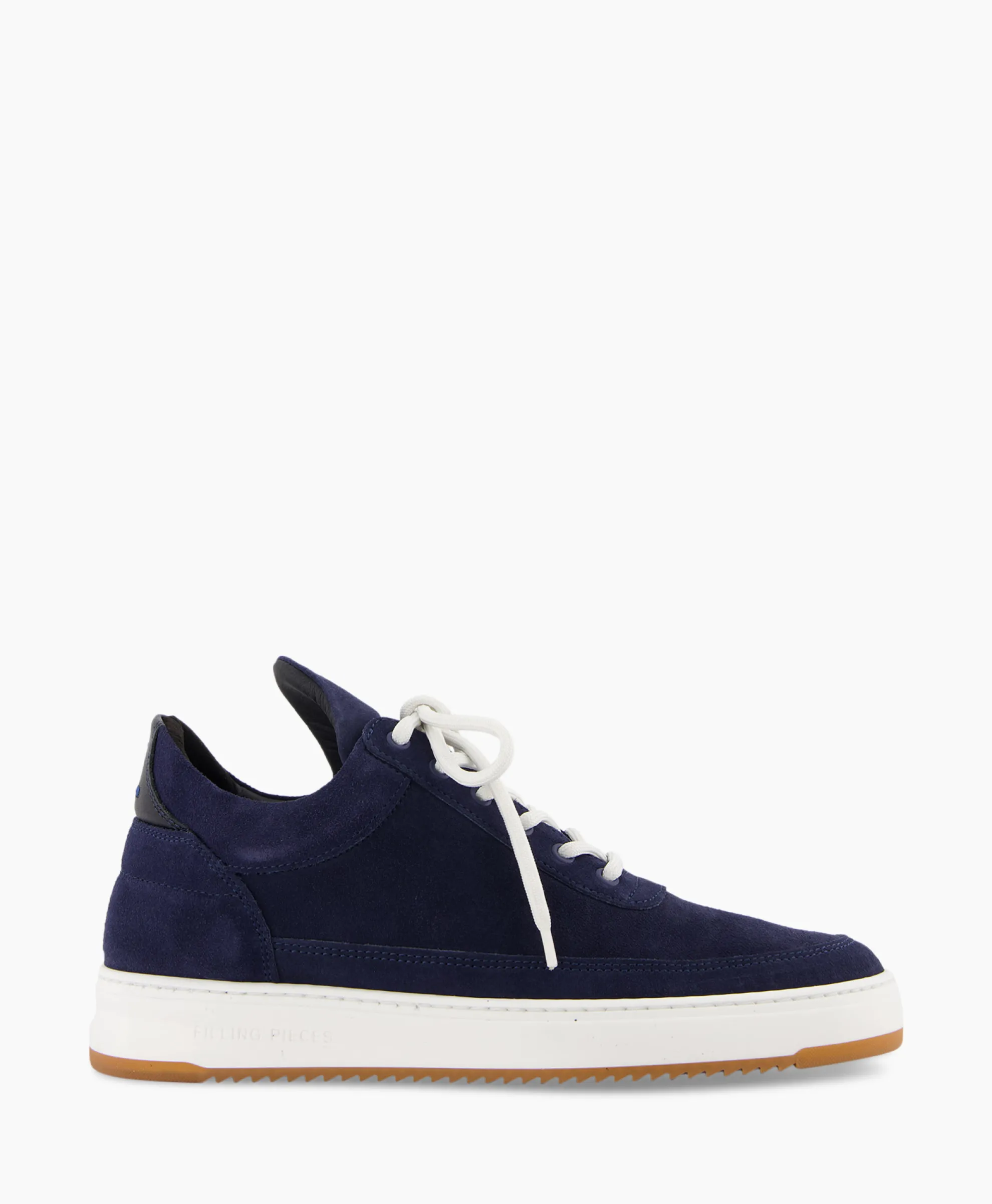 Filling Pieces Sneaker Low Top Suede Donker Blauw