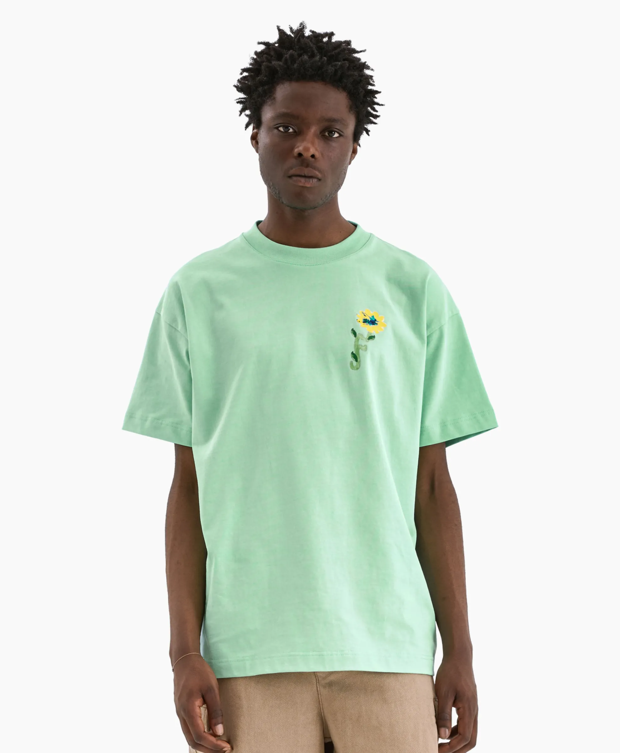 Flaneur T-Shirt Korte Mouw Tortuous Blauw