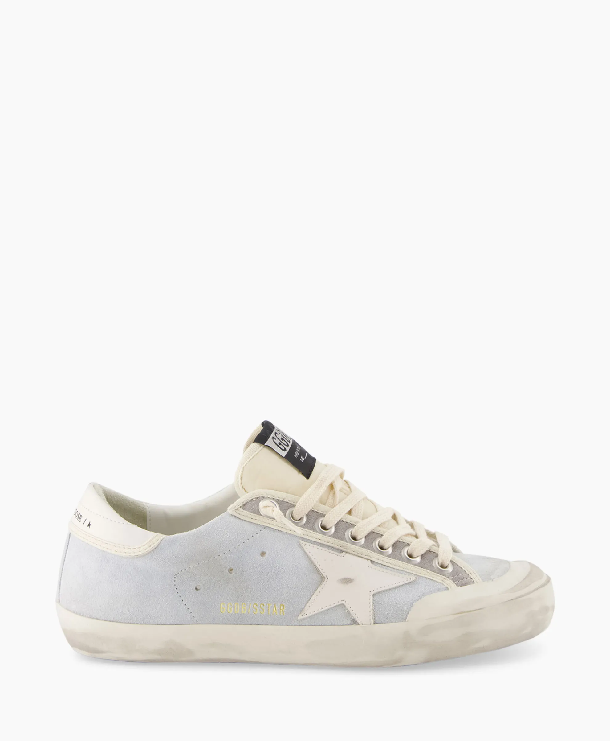 Golden Goose Sneaker Super Star Suede Licht Grijs
