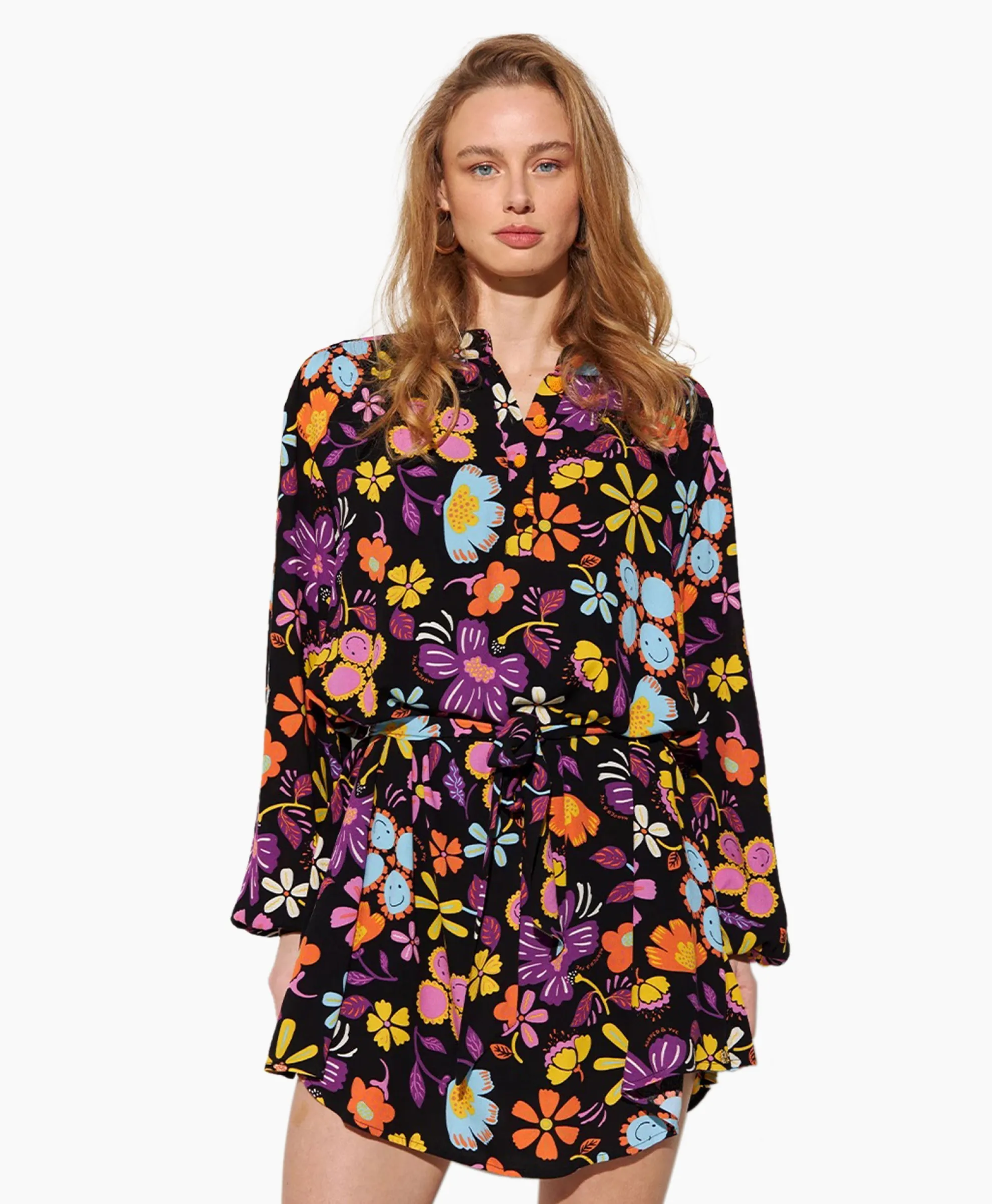 Harper & Yve Mini Jurk Liz-Dr Zwart