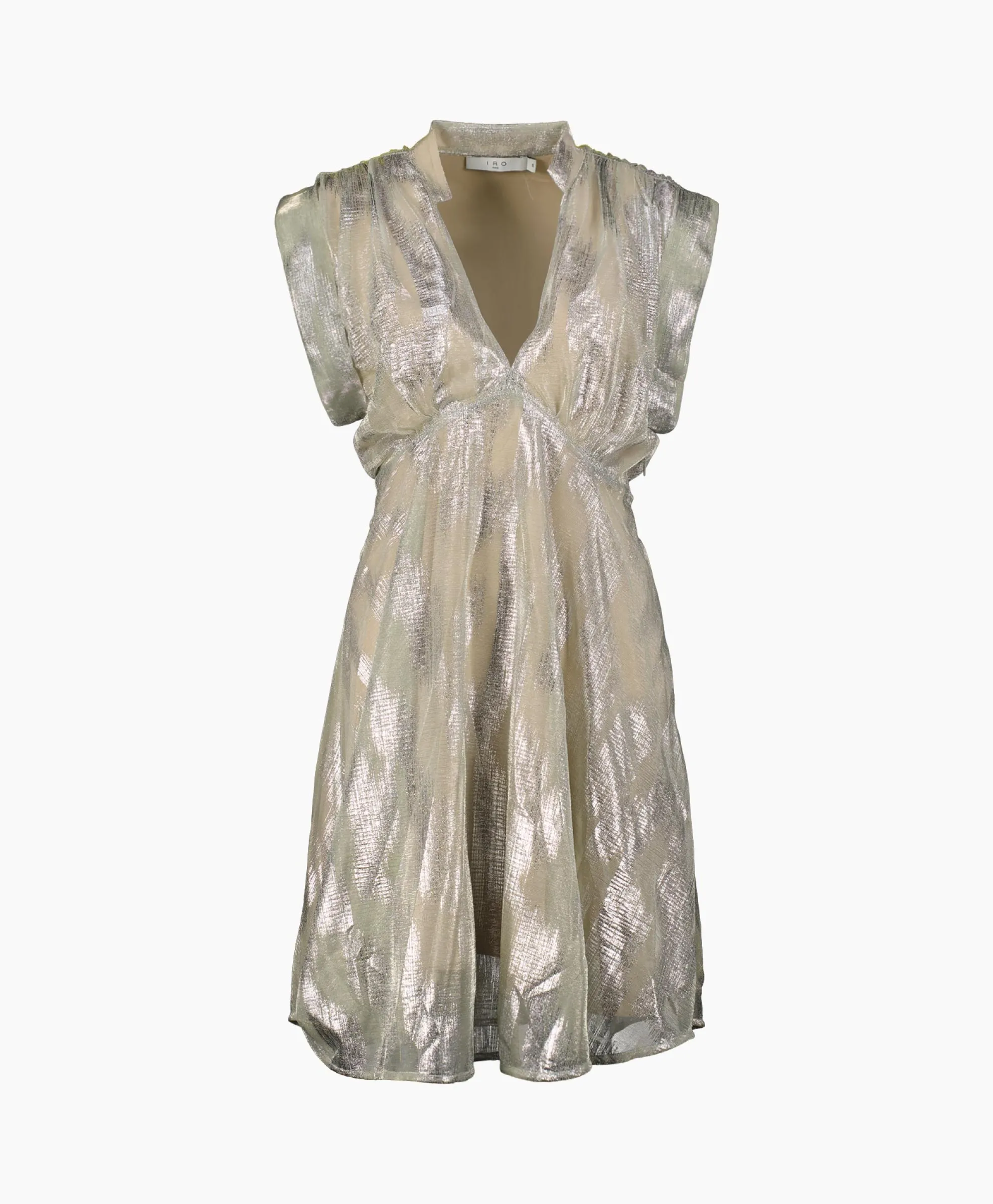 Iro Mini Jurk Brandi Zilver