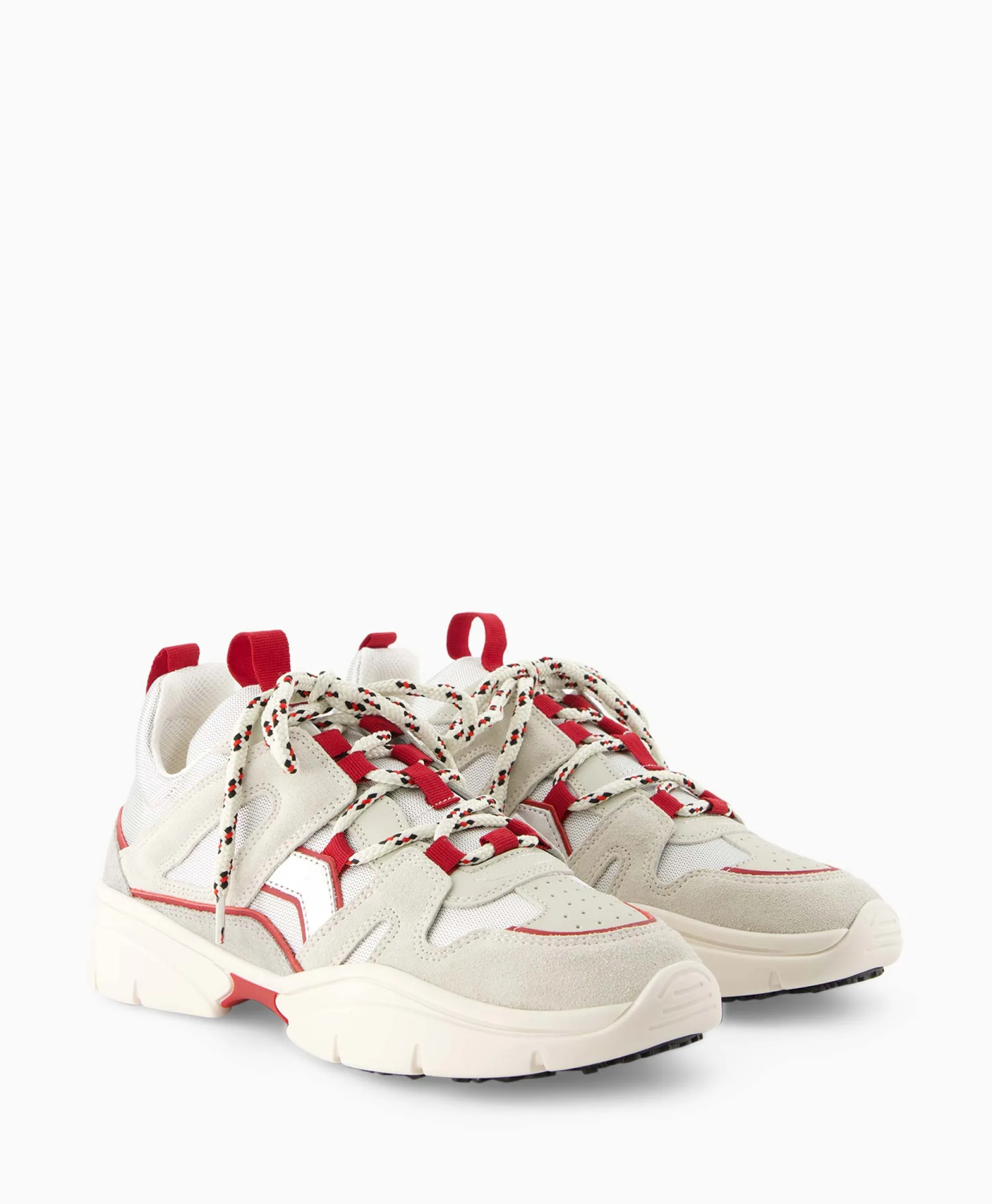 Isabel Marant Sneaker Kindsay-Ga Zilver