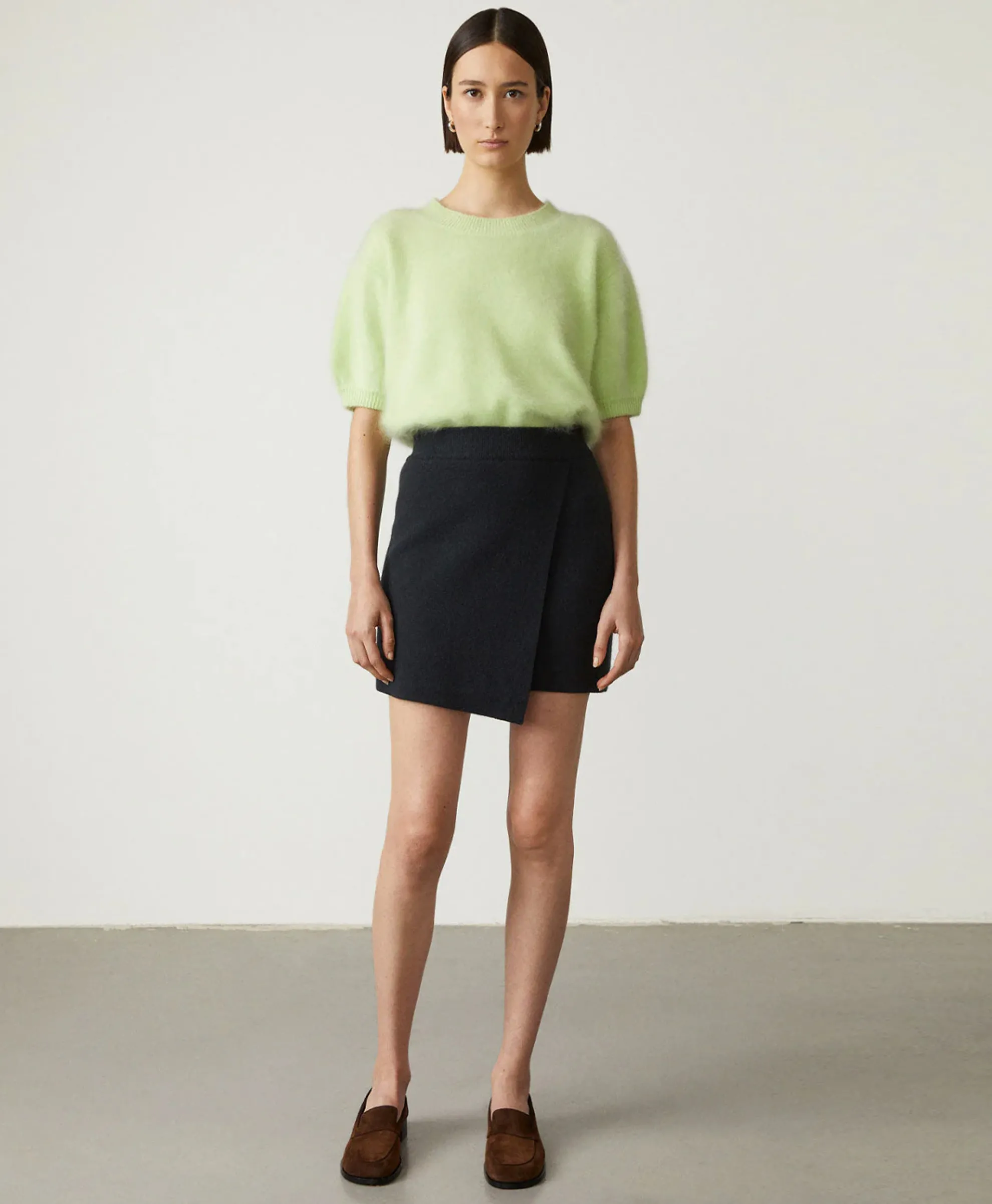 Lisa Yang Minirok Josette Donker Blauw