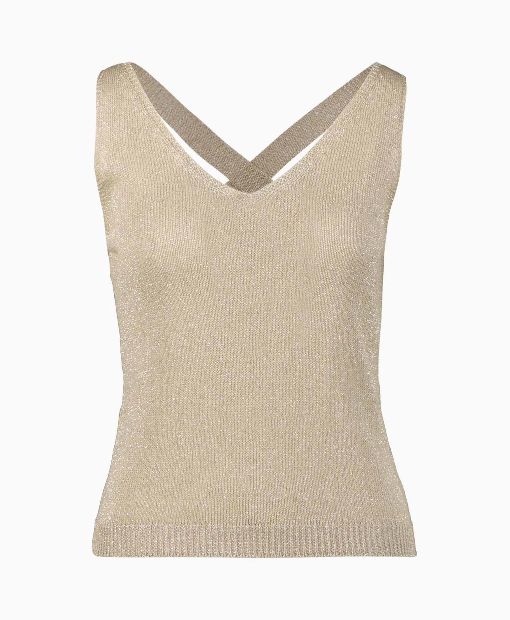 Liu Jo Top Maglia Chiusa S/M Canotta Lux Goud