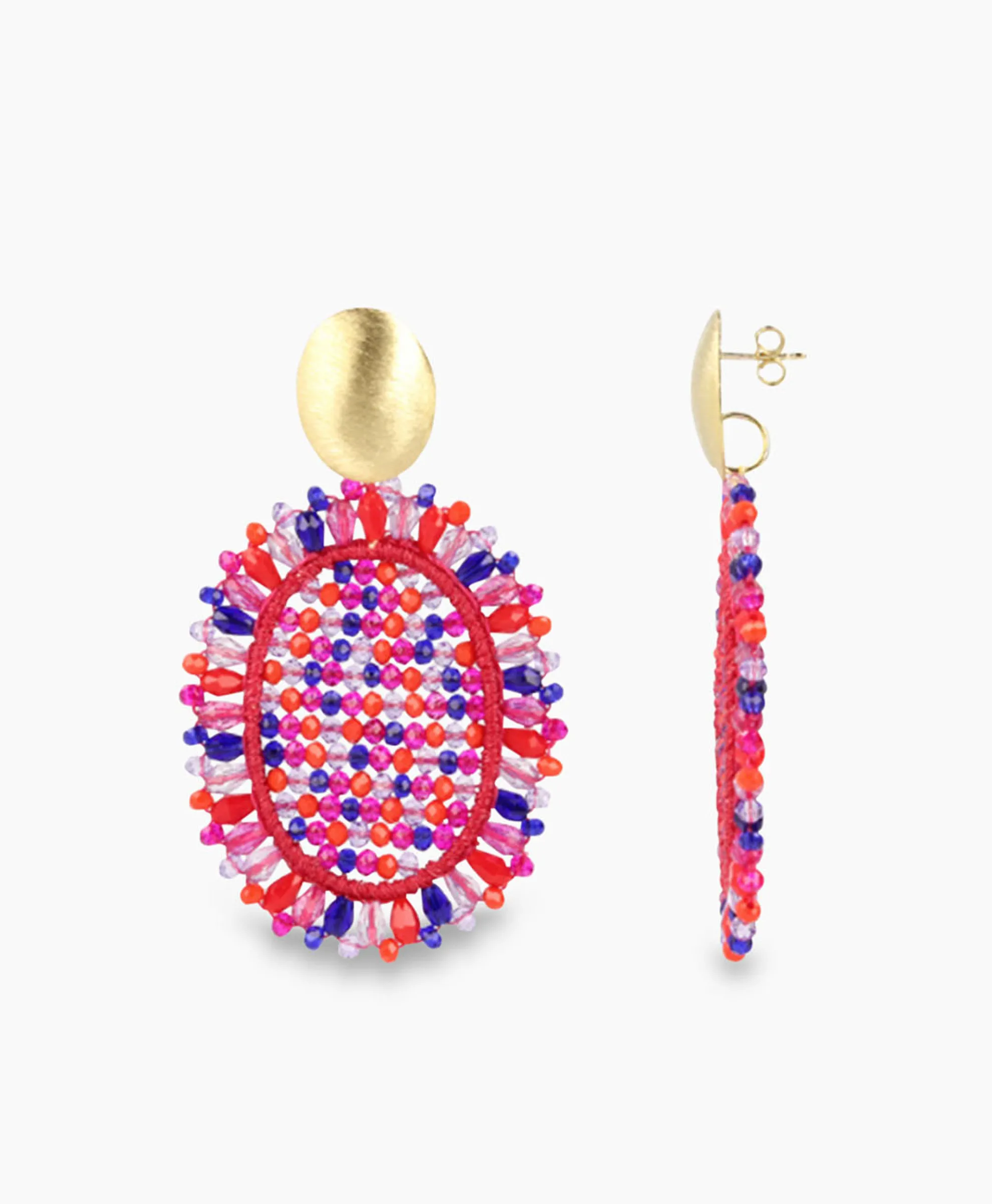 Lott. Gioielli Oorbellen Ce Si Filled Oval Doublediversen