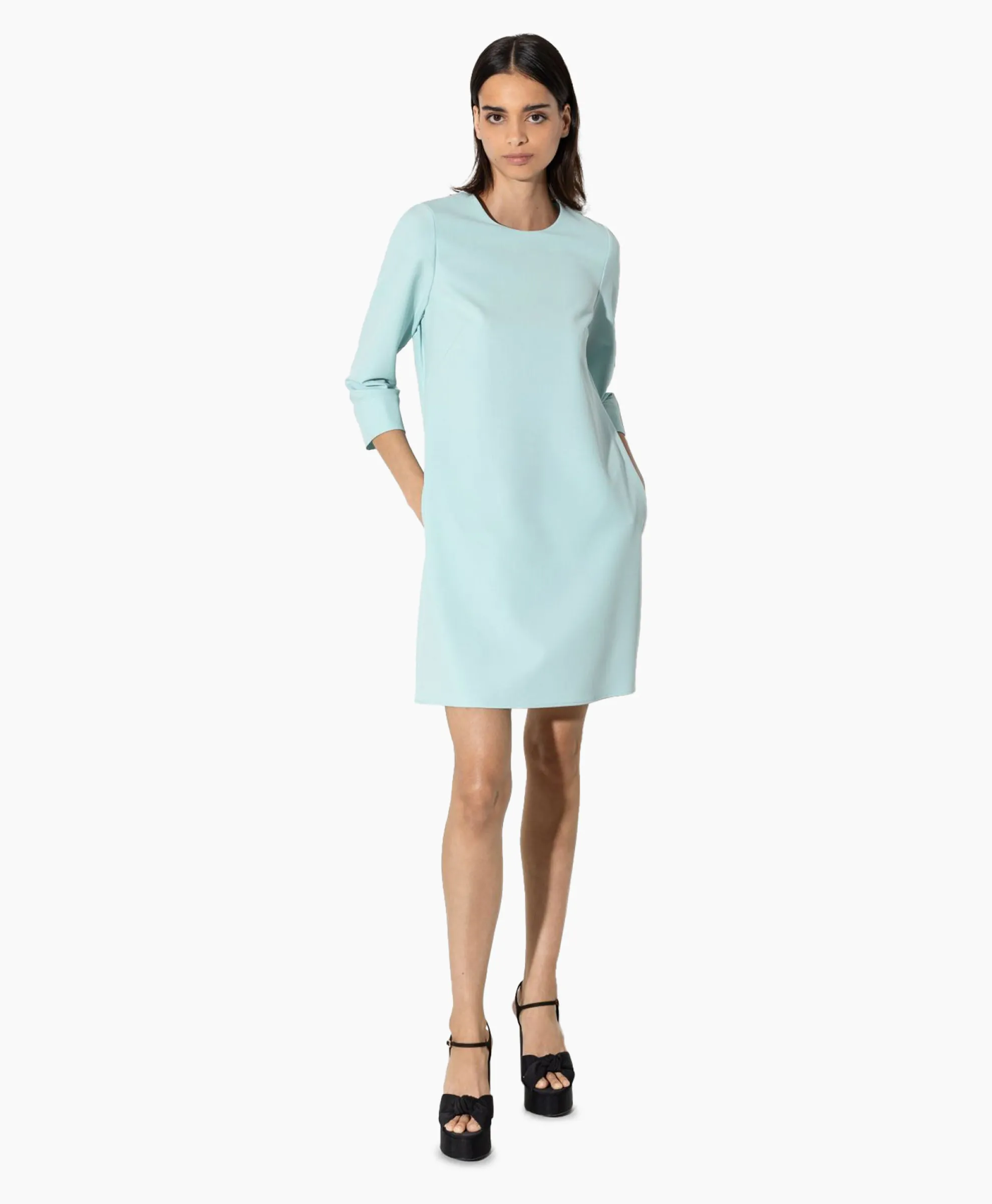 Luisa Cerano Midi Jurk 798450/3453-0 Aqua