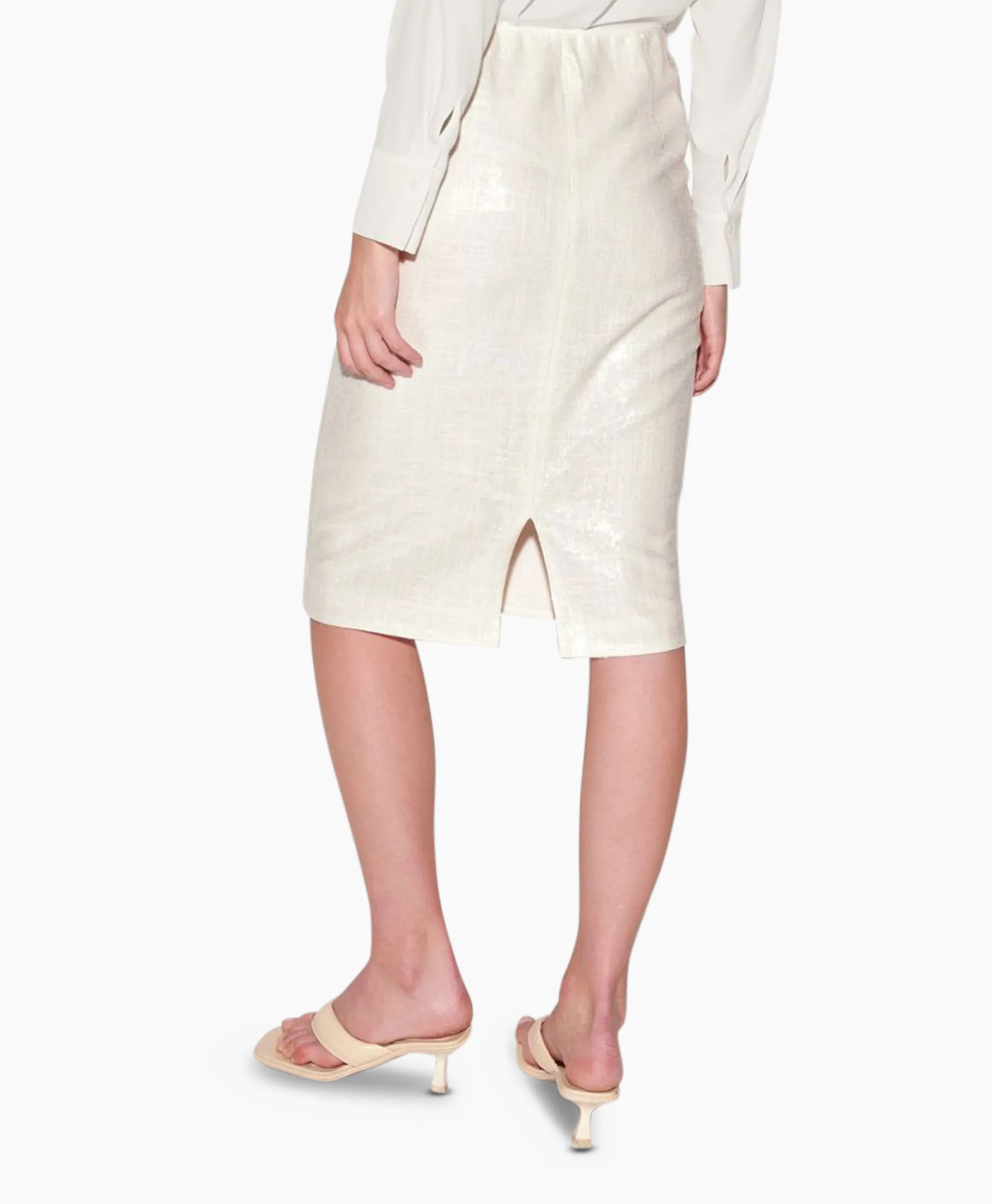 Luisa Cerano Midi Rok 598230/3598-0 Wit