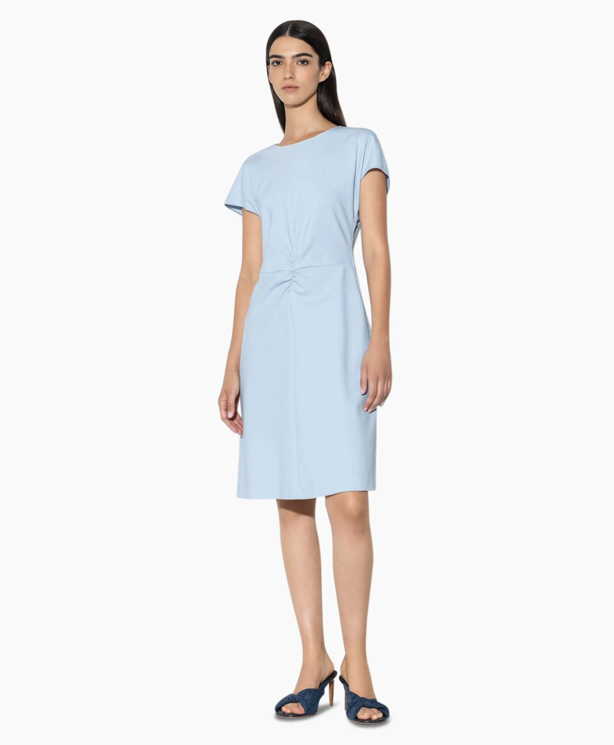 Luisa Cerano Mini Jurk 798470/3289-0 Licht Blauw