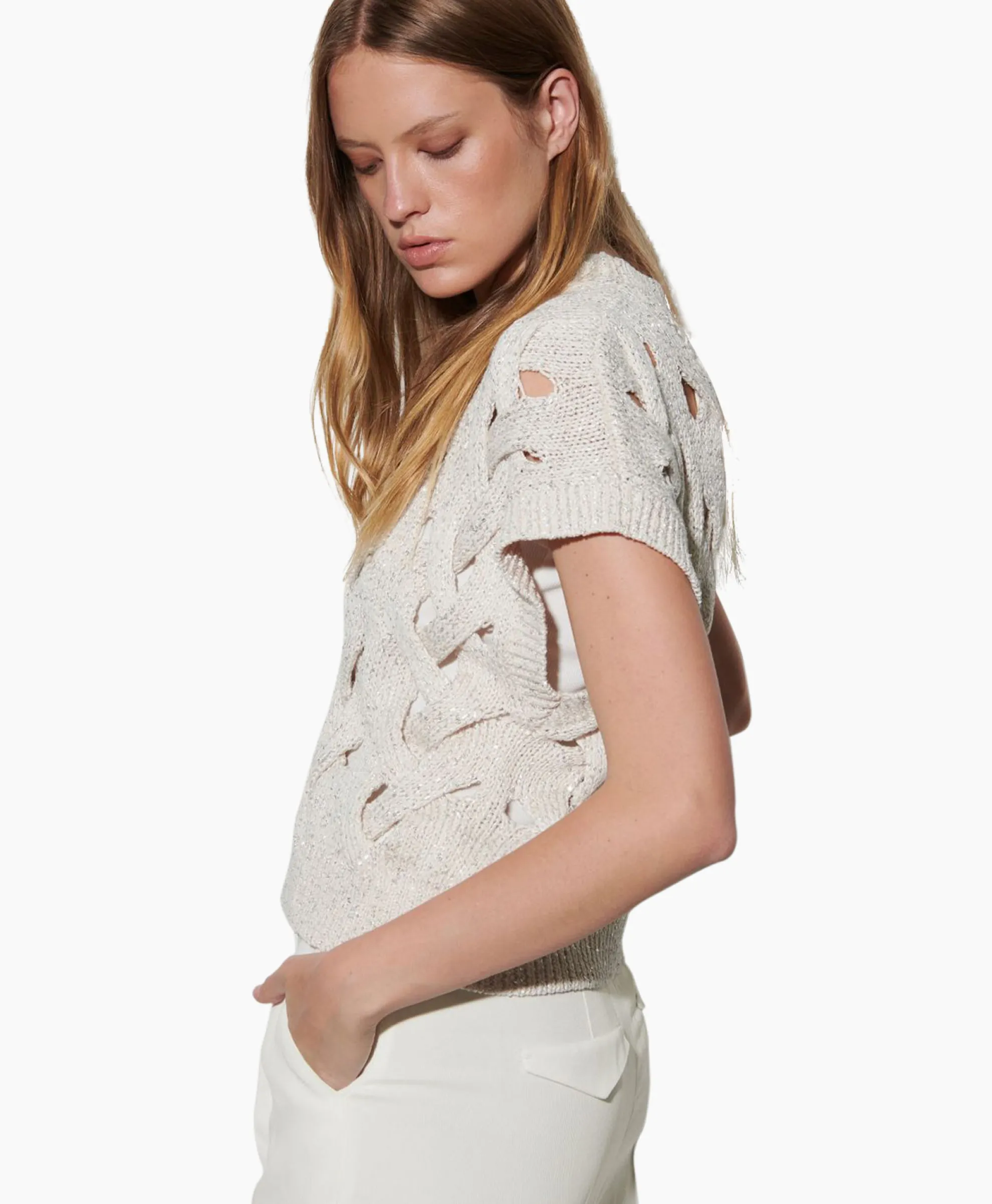 Luisa Cerano Pullover 198389/5894-0 Off White