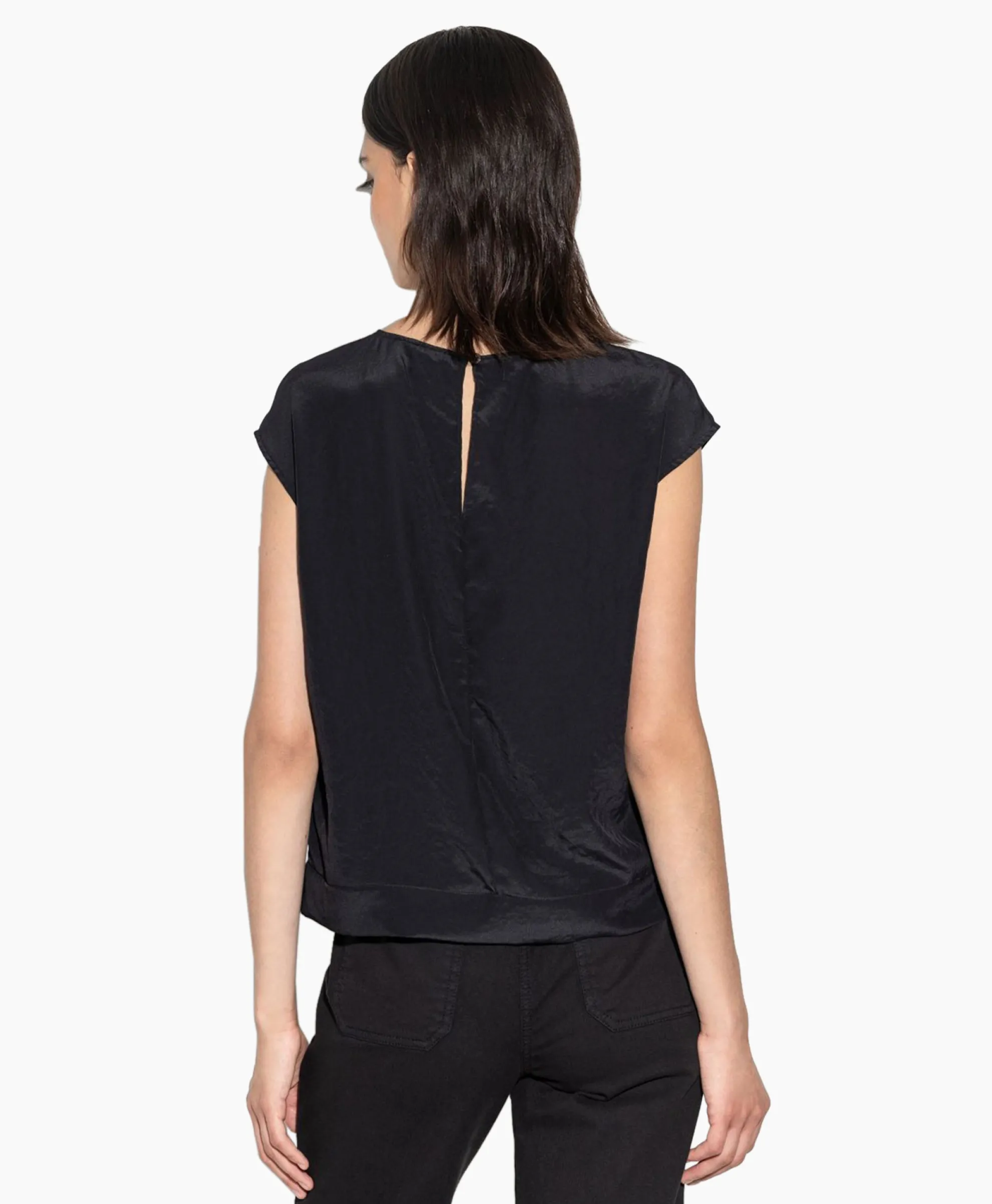 Luisa Cerano Top 298441/3597-0 Zwart Dessin