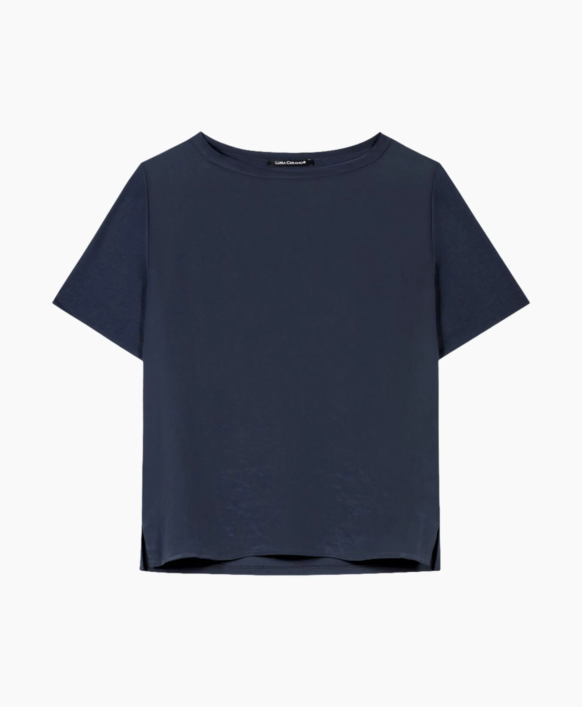 Luisa Cerano T-Shirt Korte Mouw 398117/7600-0 Donker Blauw