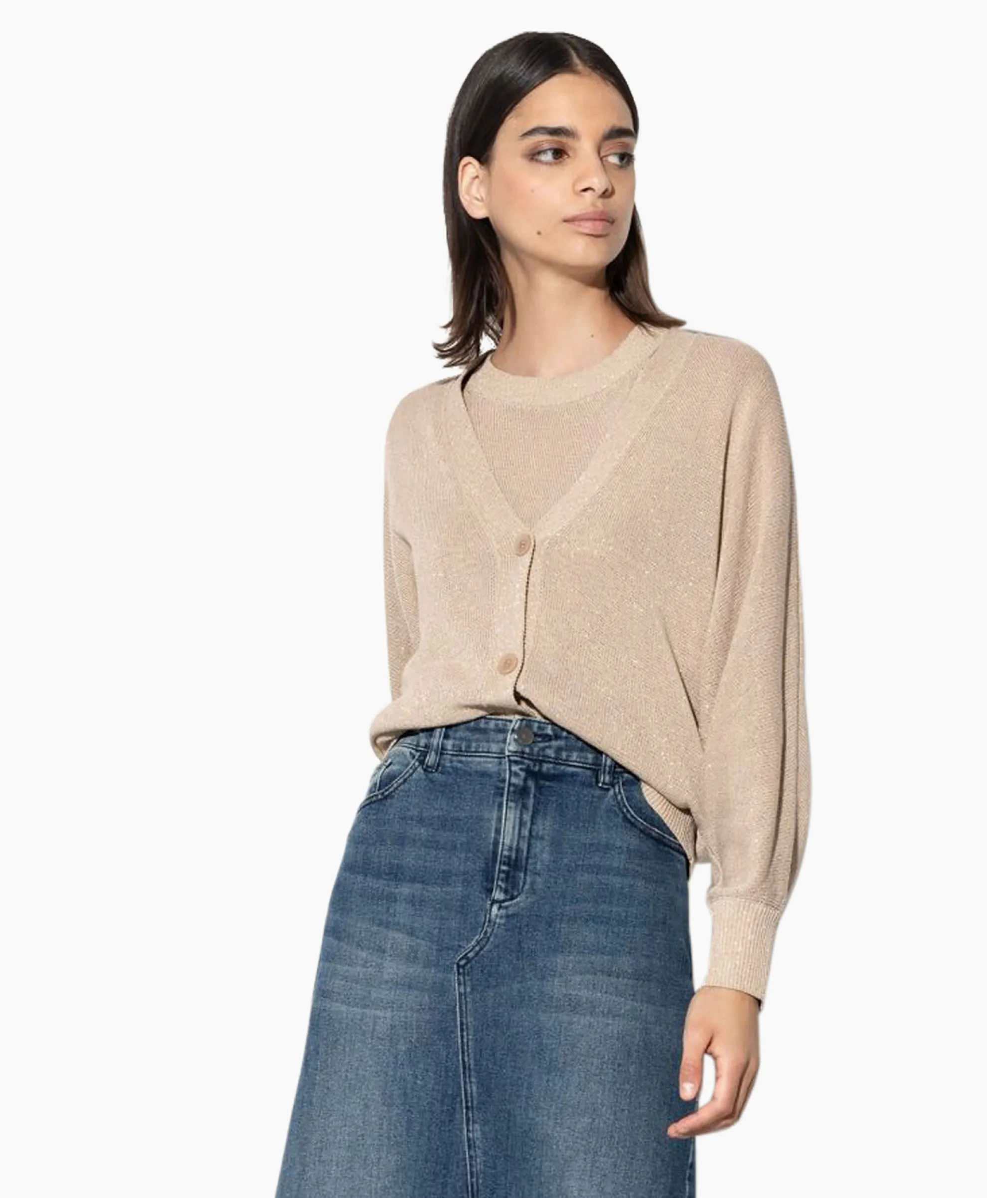 Luisa Cerano Vest 498218/5335-0 Beige