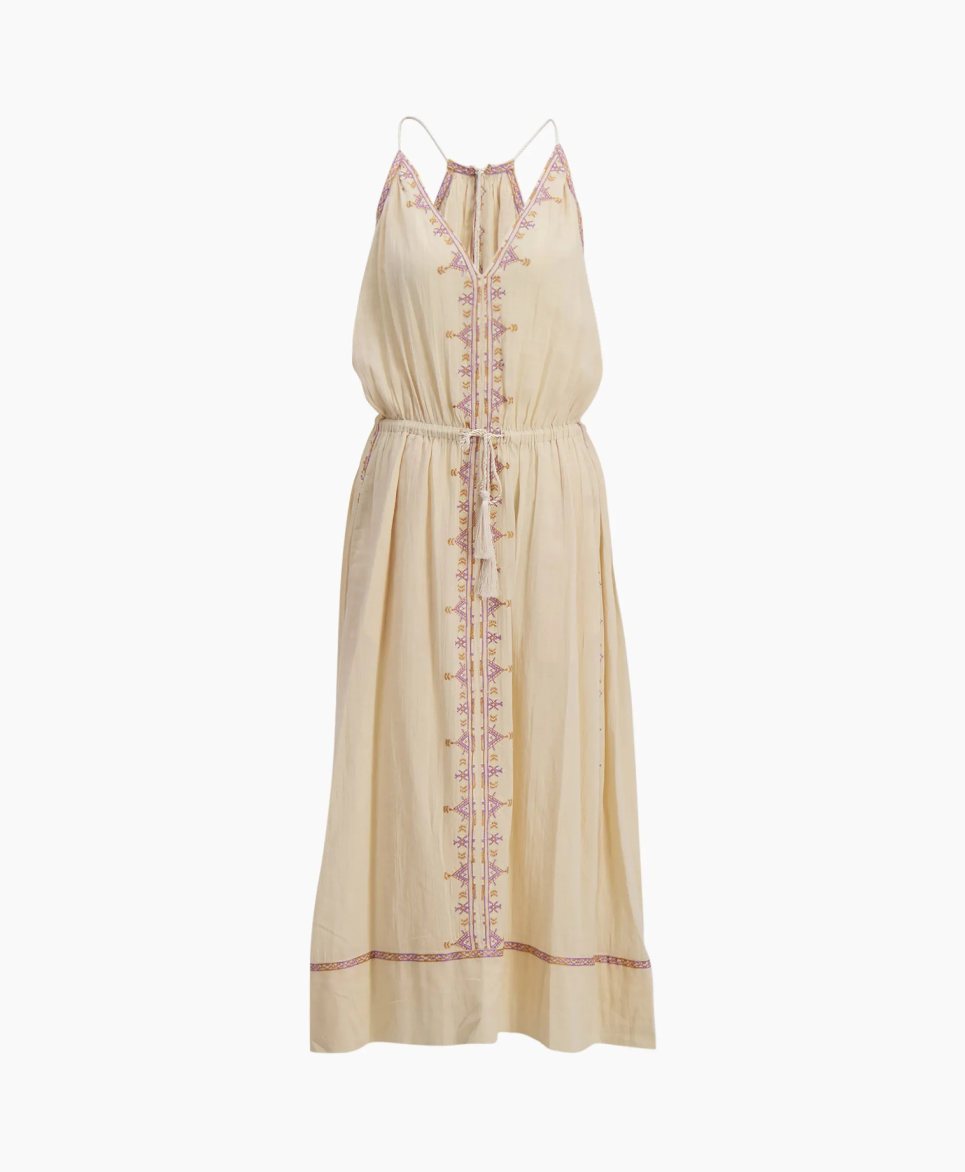 Marant Etoile Midi Jurk Siana-Ge Beige
