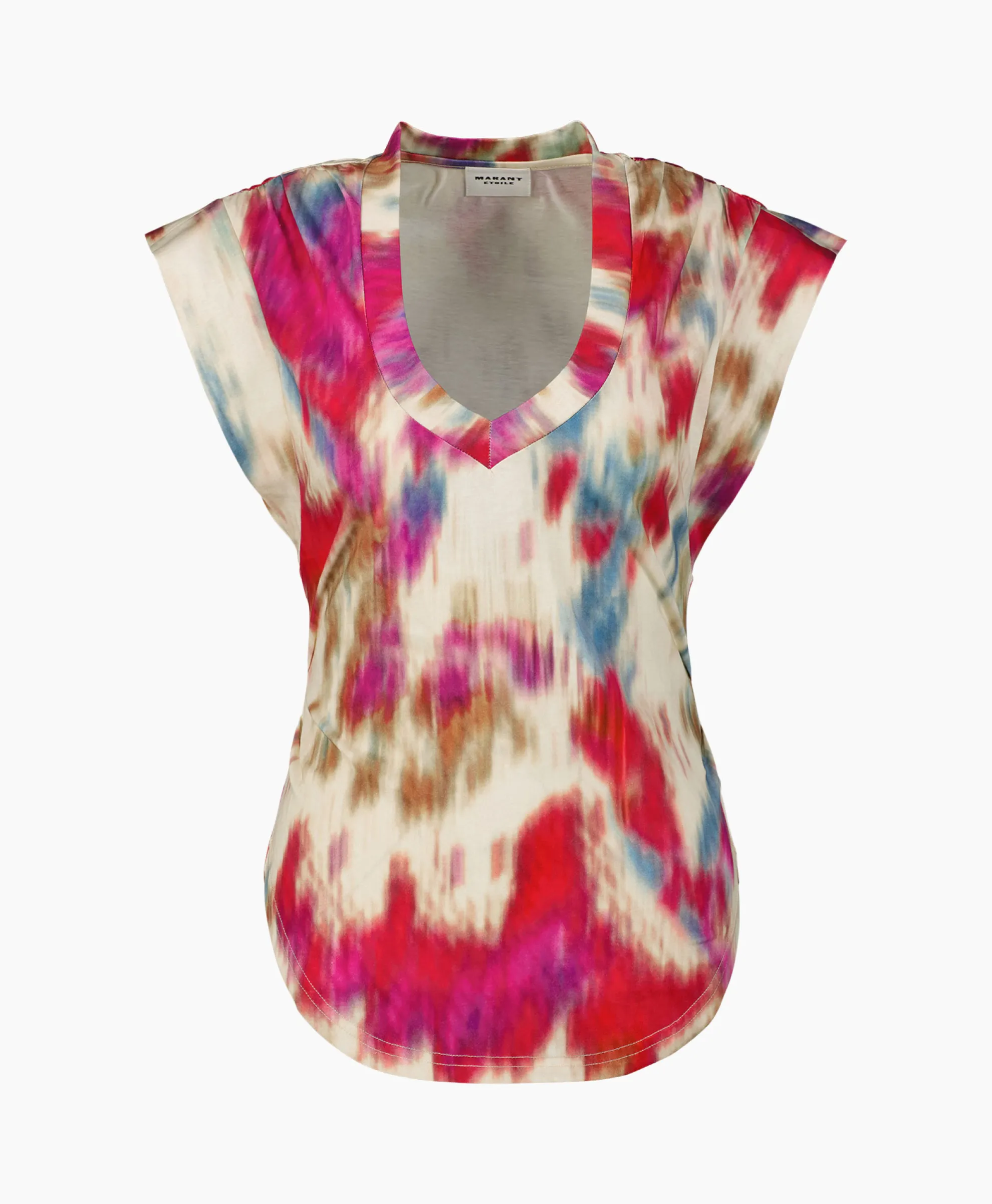 Marant Etoile T-Shirt Korte Mouw Zilen-Gb Beige