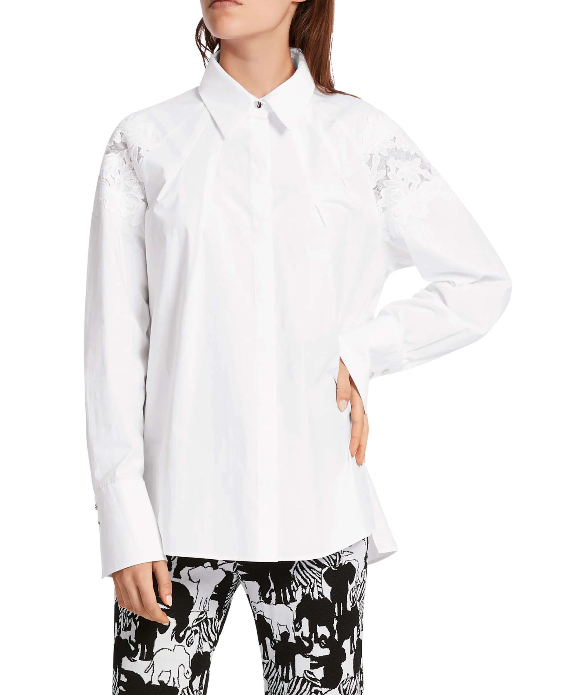Marccain Collectie Blouse Wc 51.18 W16 Wit