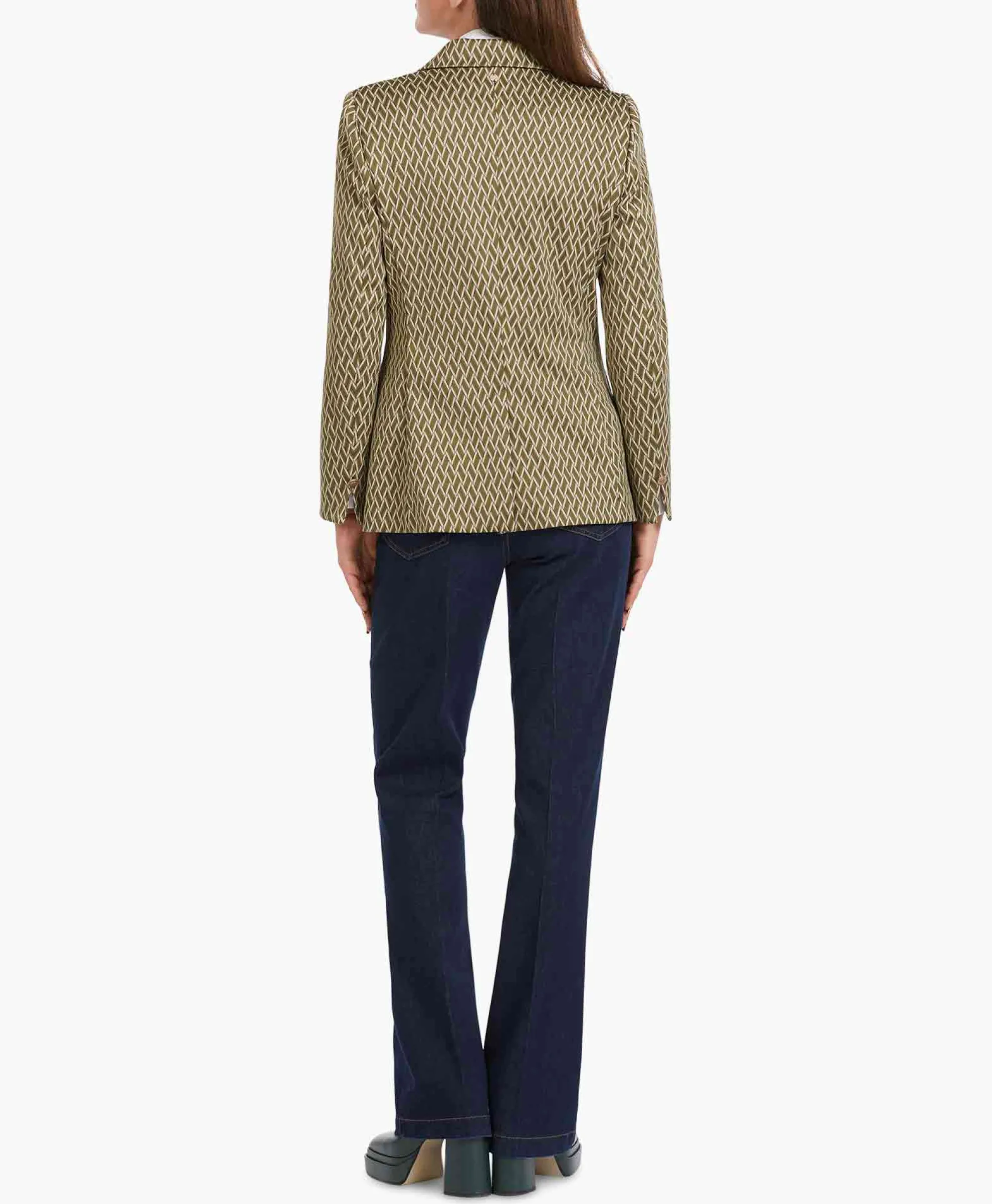 Marccain Collectie Blazer Vc 34.27 J60 Groen