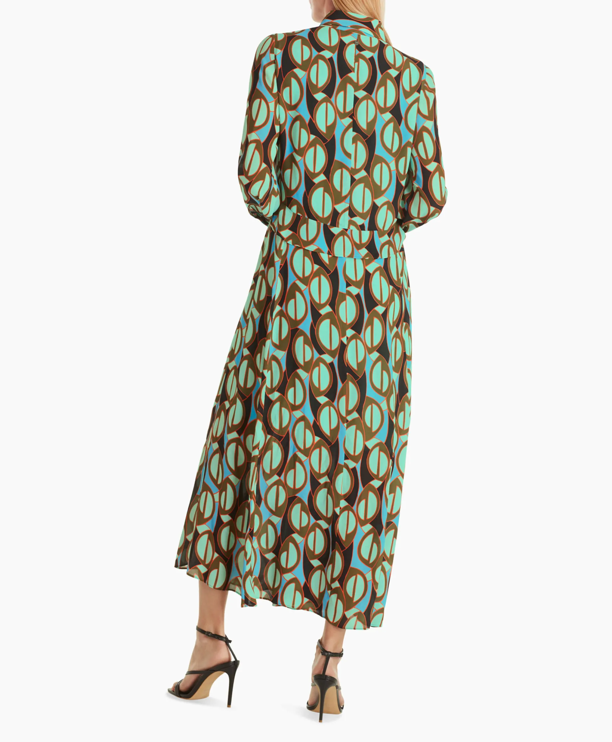 Marccain Collectie Jurk Wc 21.43 W04 Groen