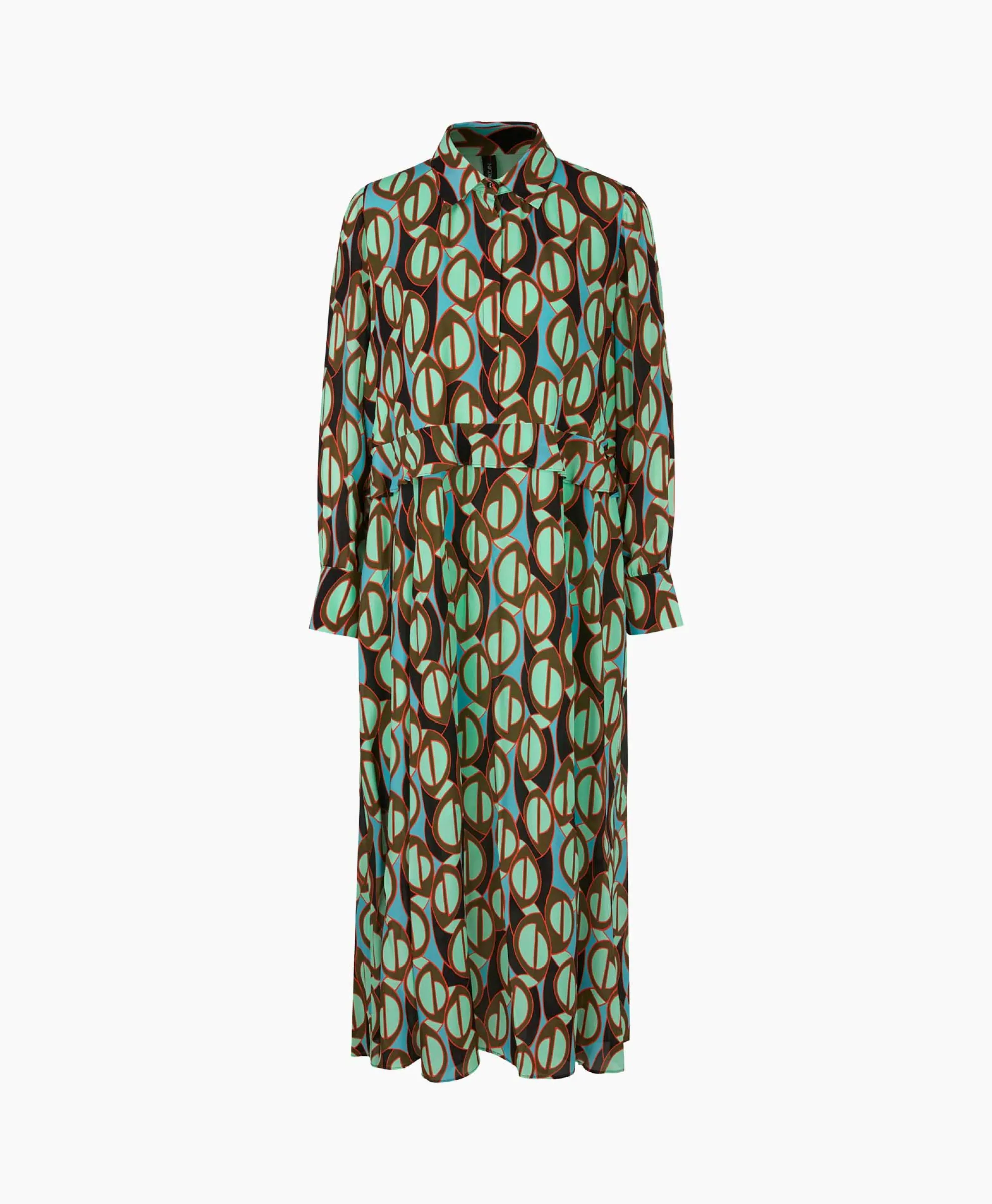 Marccain Collectie Jurk Wc 21.43 W04 Groen