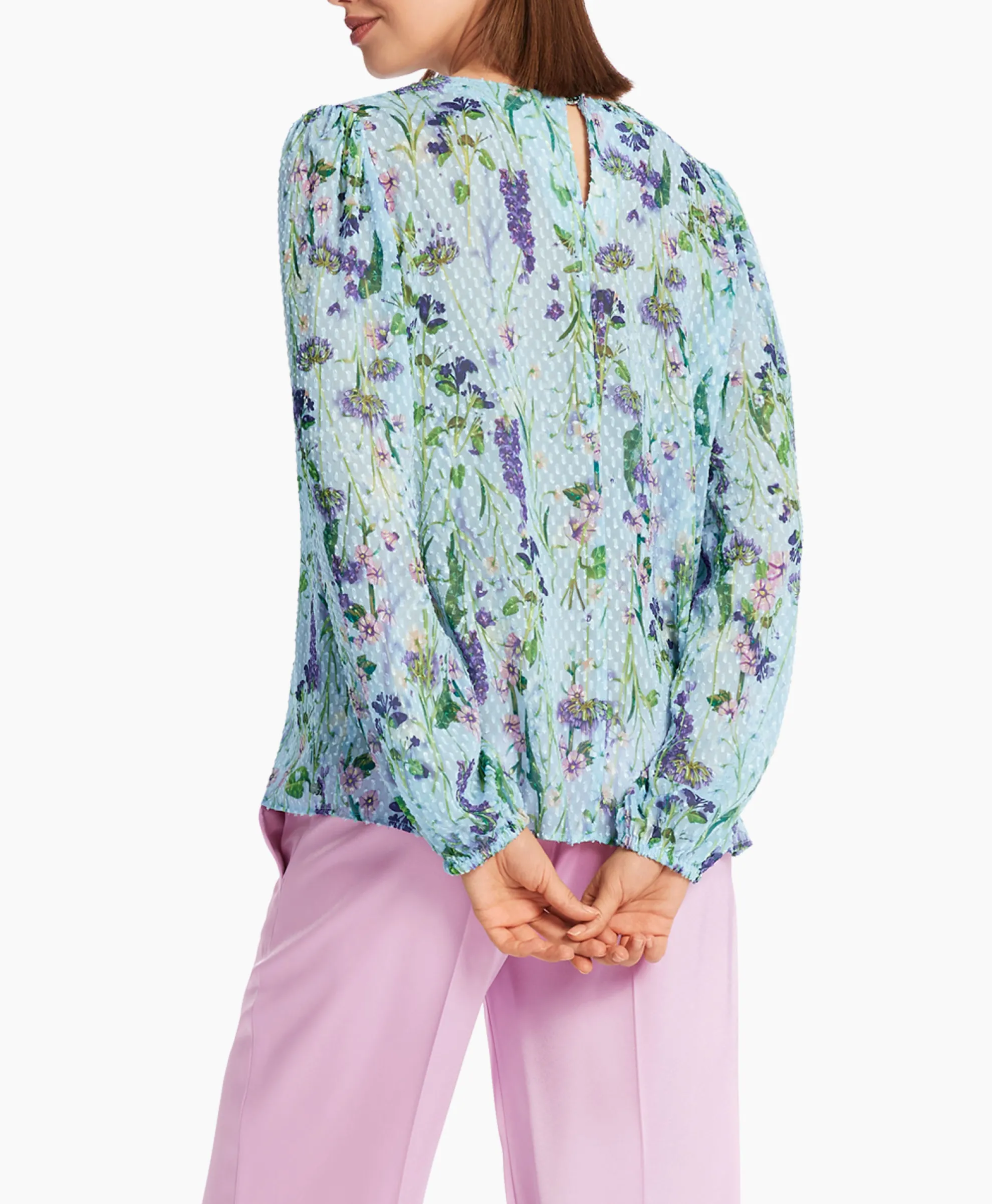 Marccain Collectie Blouse Wc 51.21 W25 Licht Blauw