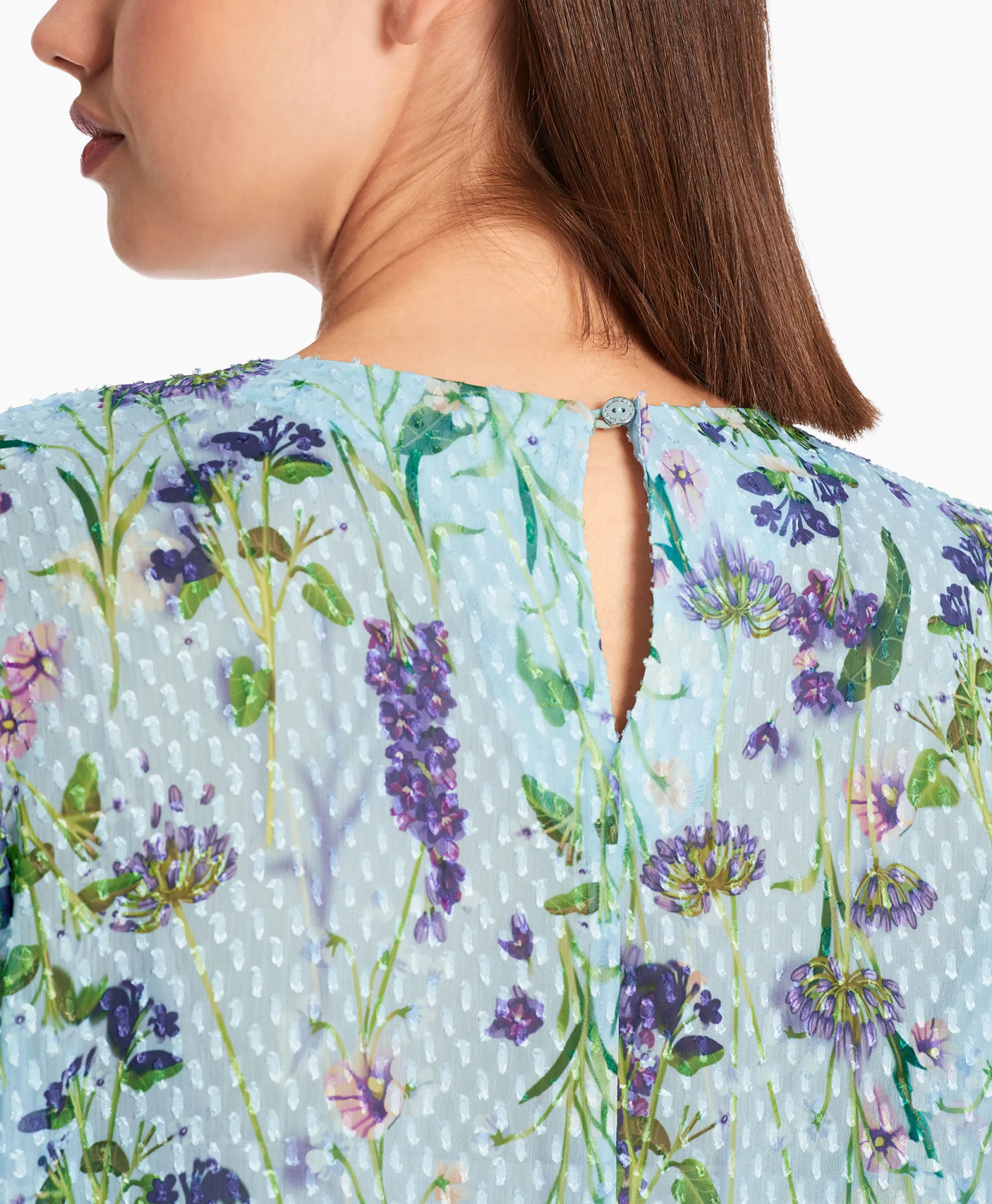 Marccain Collectie Blouse Wc 51.21 W25 Licht Blauw