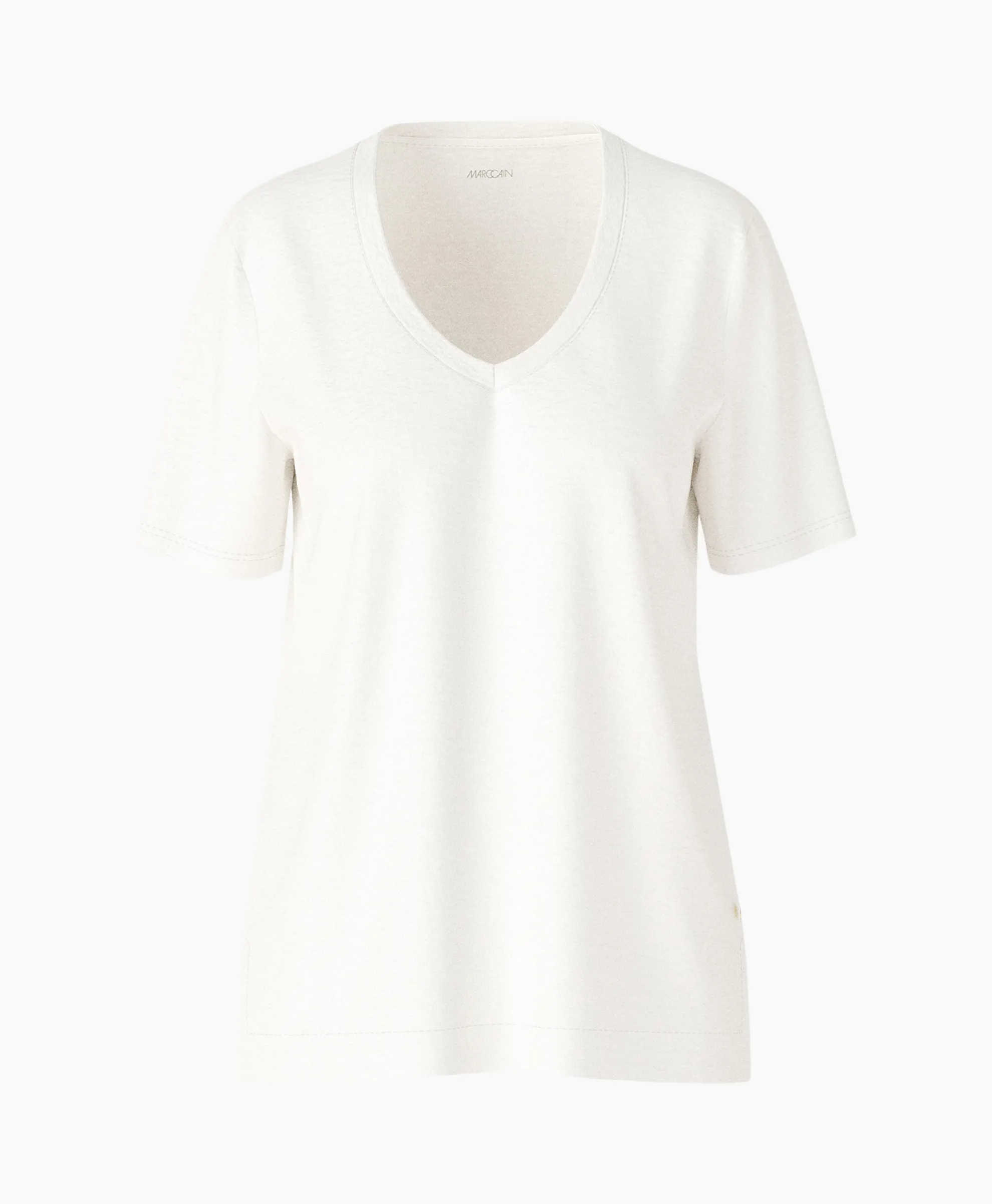 Marccain Collectie T-Shirt Wc 48.34 J54 Off White