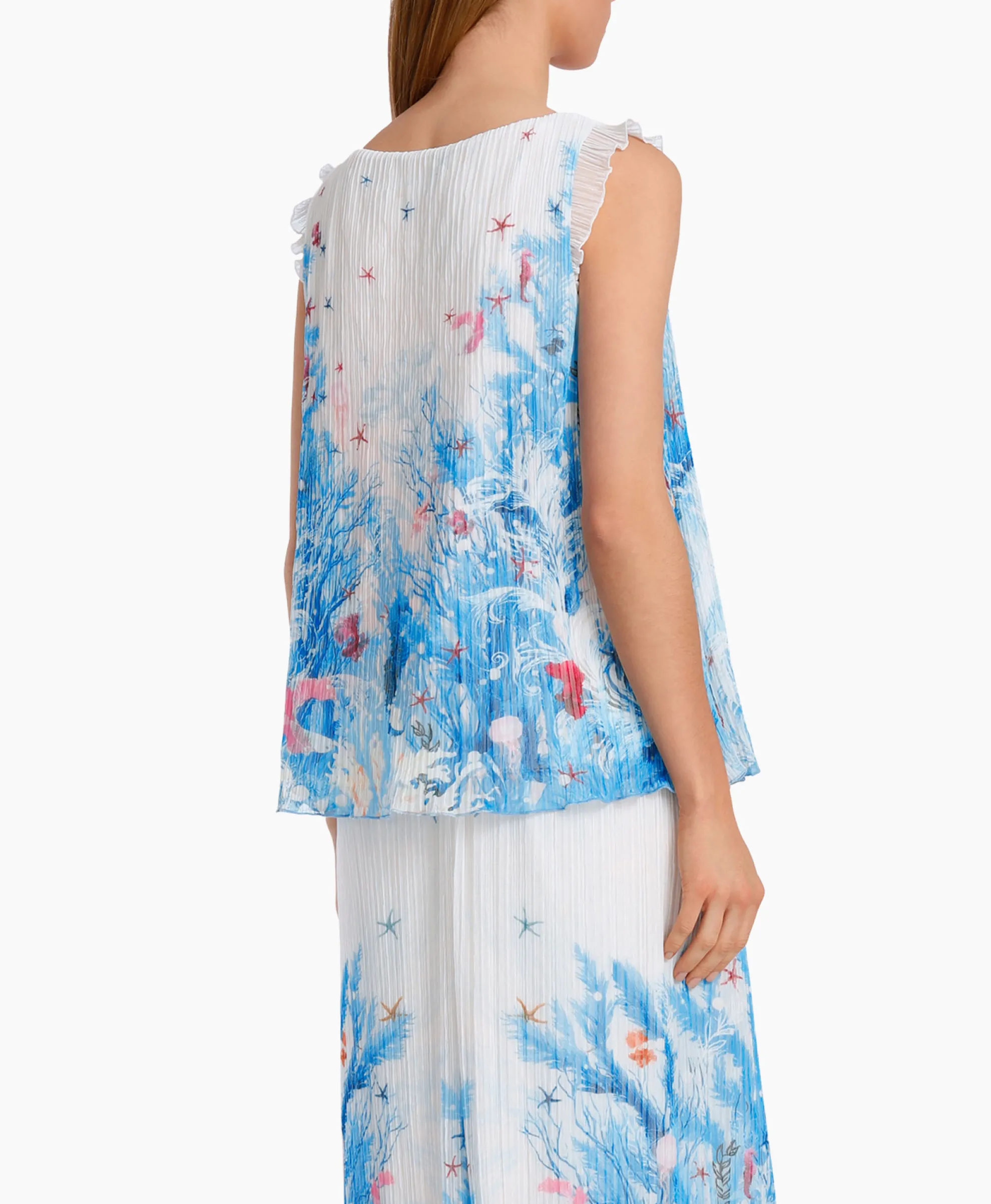 Marccain Collectie Top Wc 61.26 J83 Aqua