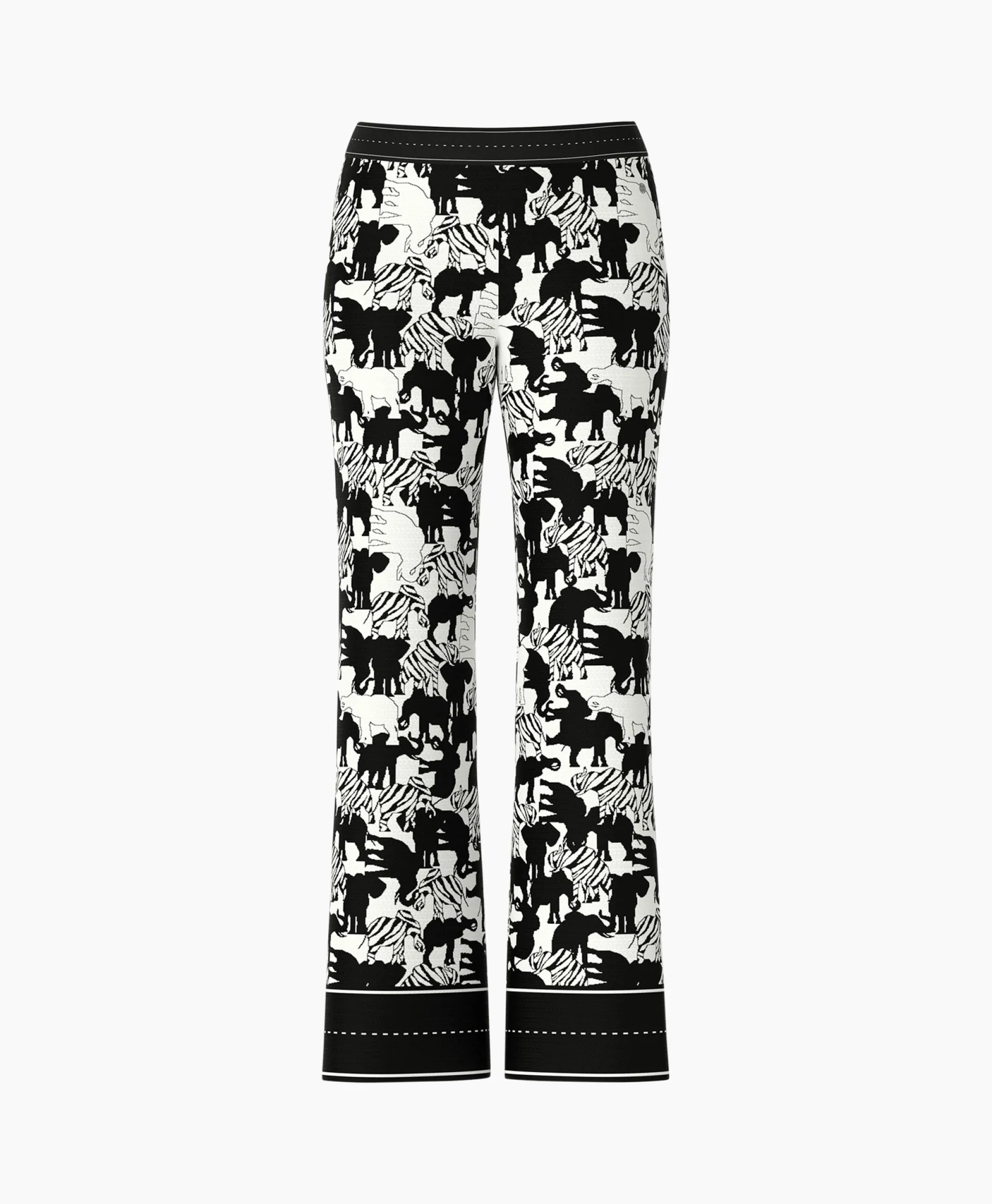 Marccain Collectie Broek Wc 81.04 M03 Print + 2 Kleurig